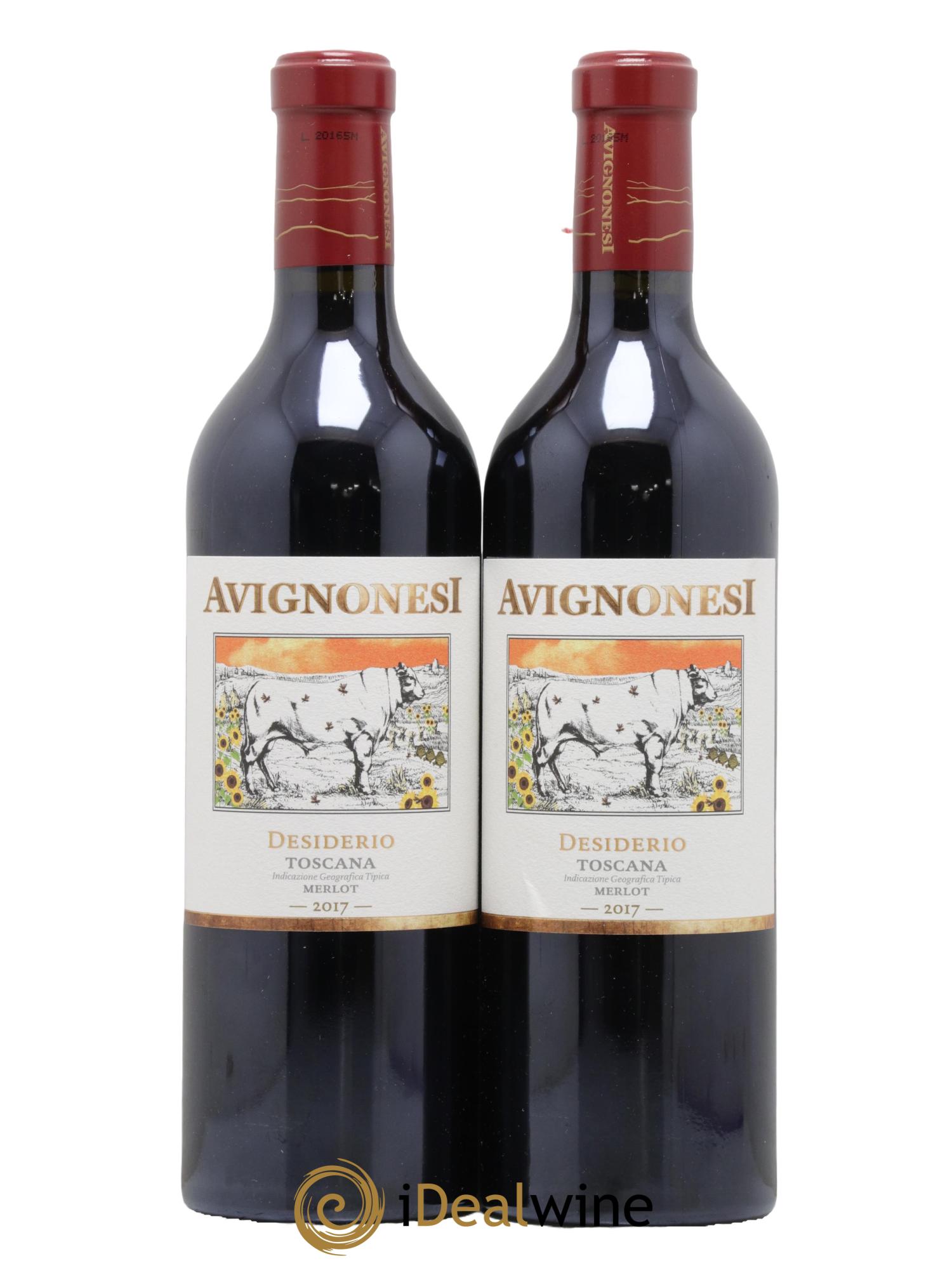 IGT Toscane Avignonesi Desiderio  2017 - Lot de 2 bouteilles - 0