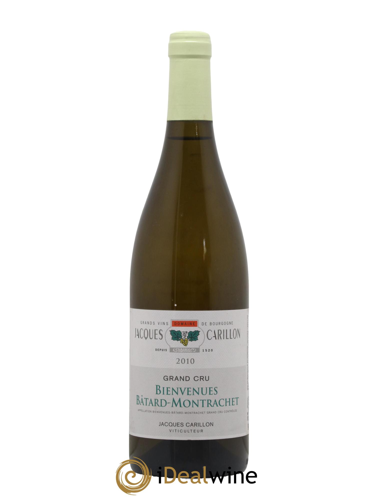 Bienvenues-Bâtard-Montrachet Grand Cru Jacques Carillon (Domaine) 2010 - Lot de 1 bouteille - 0