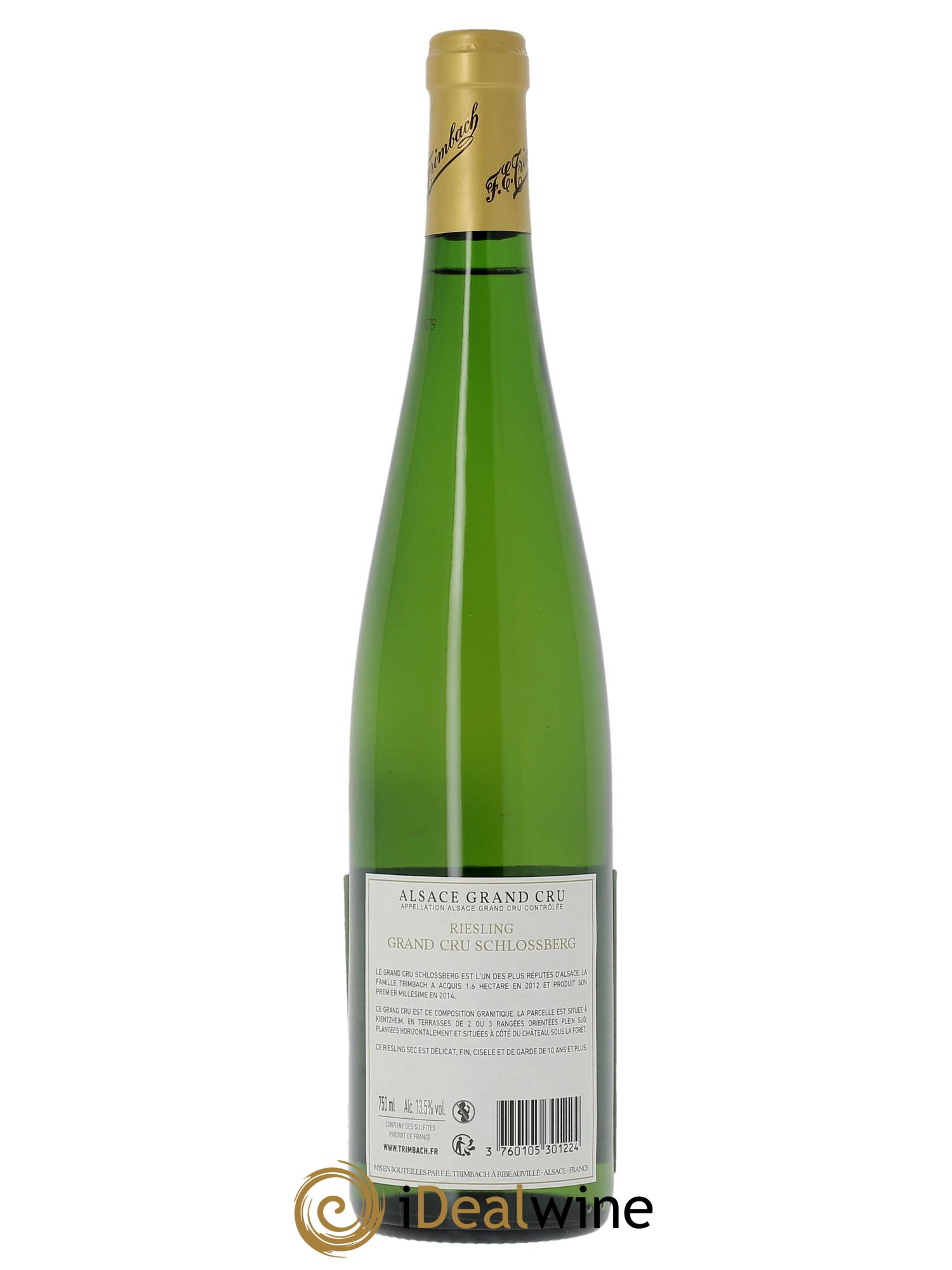 Alsace Riesling Grand Cru Schlossberg Trimbach (Domaine)  2020 - Lot de 1 bouteille - 1