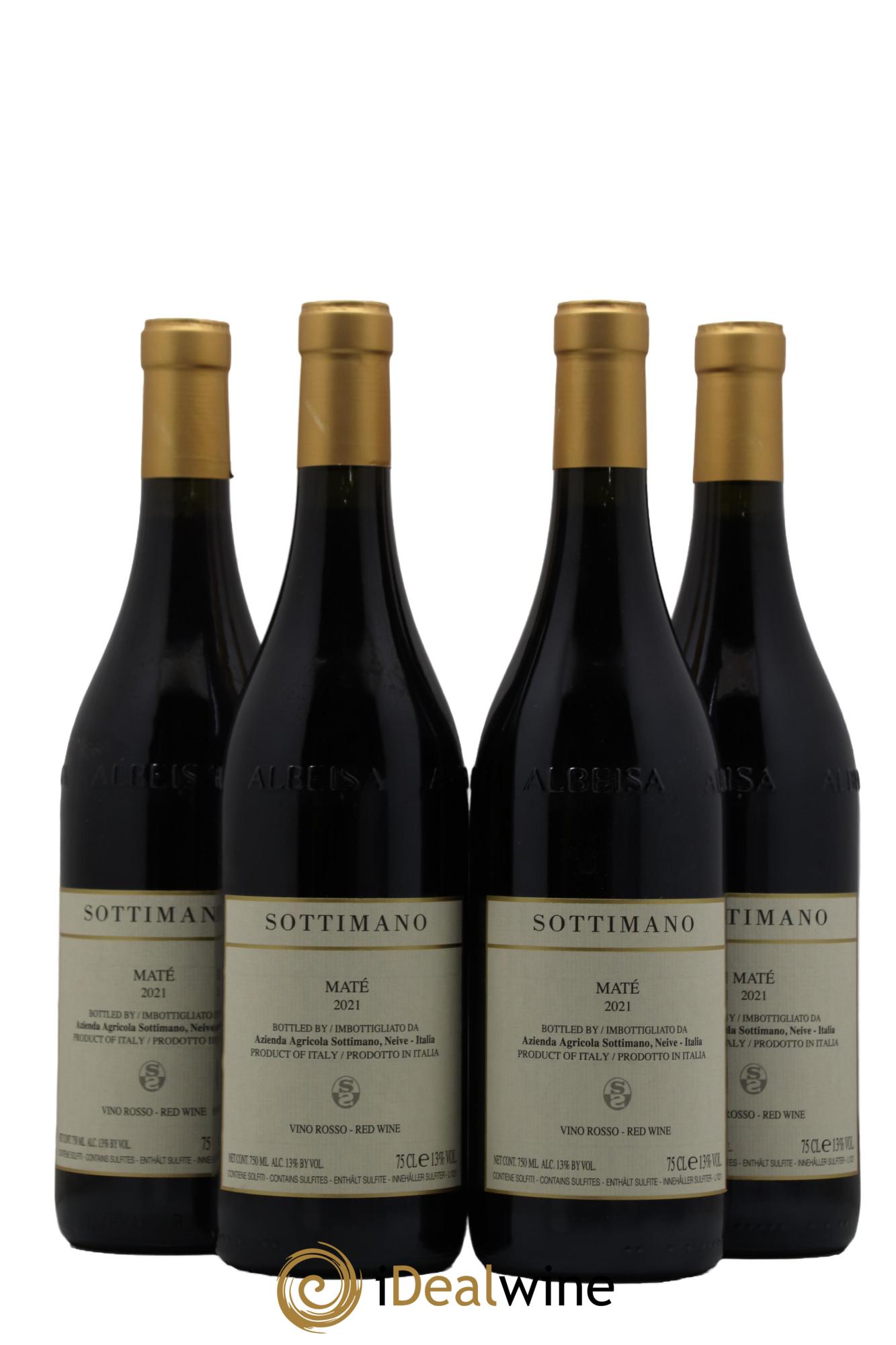 Piémont Maté Sottimano  2021 - Lot de 4 bouteilles - 0