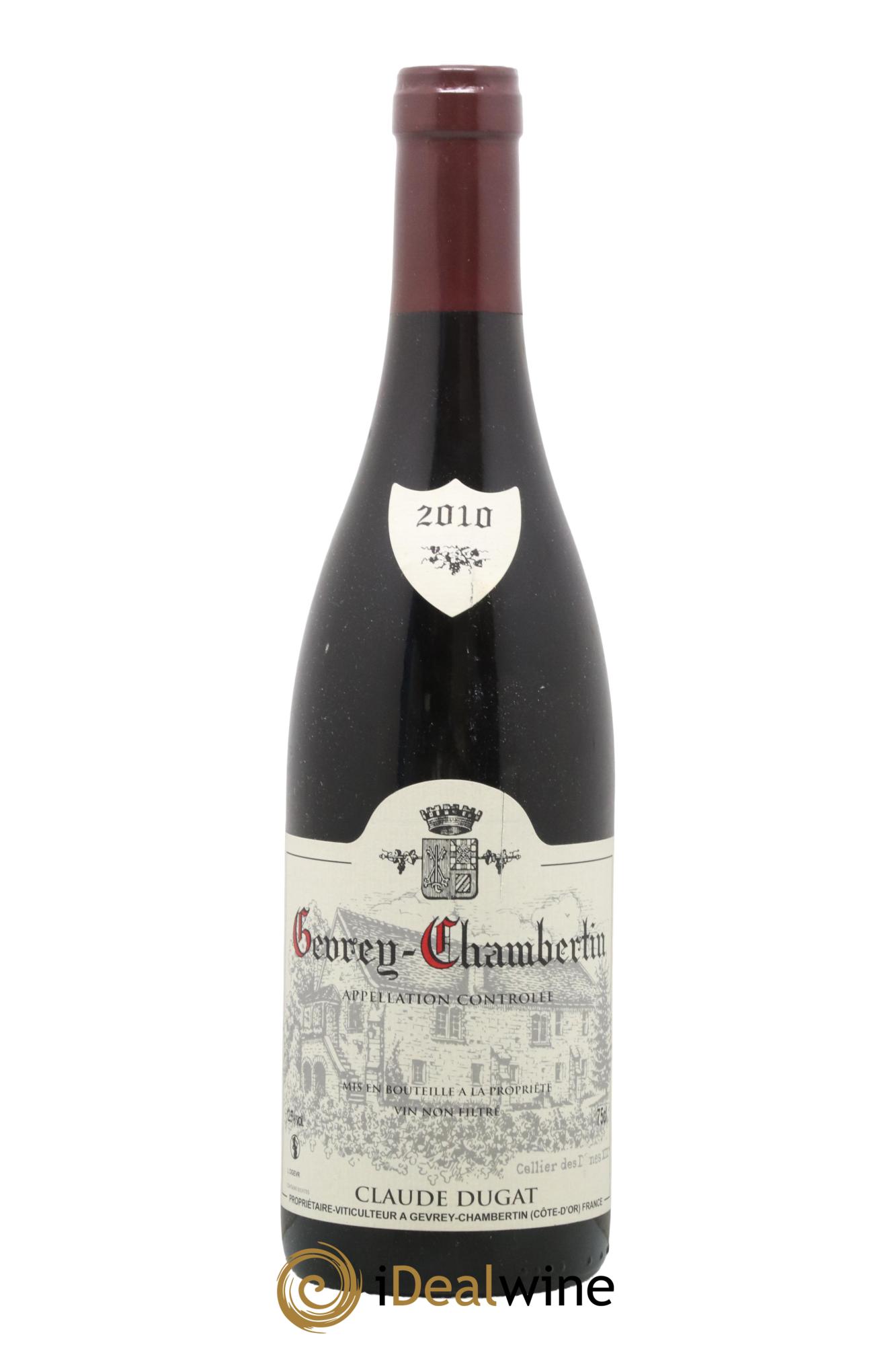 Gevrey-Chambertin Claude Dugat 2010 - Lot de 1 bouteille - 0