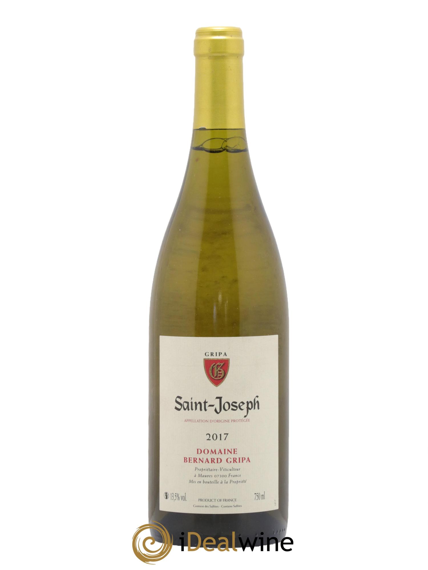 Saint-Joseph Bernard Gripa (Domaine) 2017 - Lot de 1 bouteille - 0