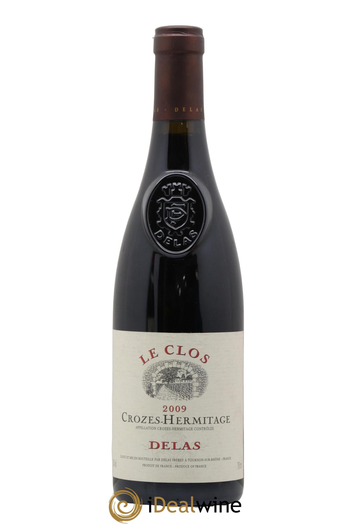 Crozes-Hermitage Le Clos Delas Frères 2009 - Lot de 1 bouteille - 0