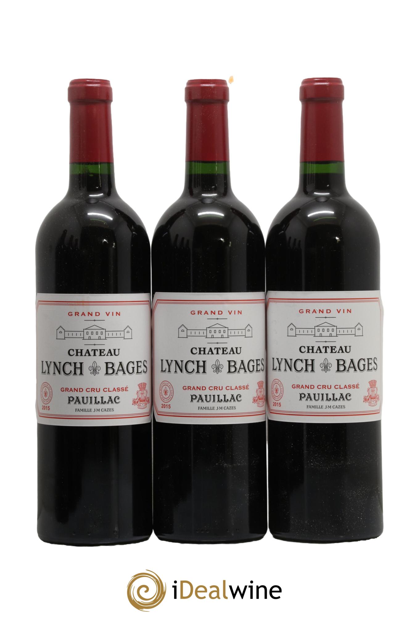 Château Lynch Bages 5ème Grand Cru Classé 2015 - Posten von 6 Flaschen - 1