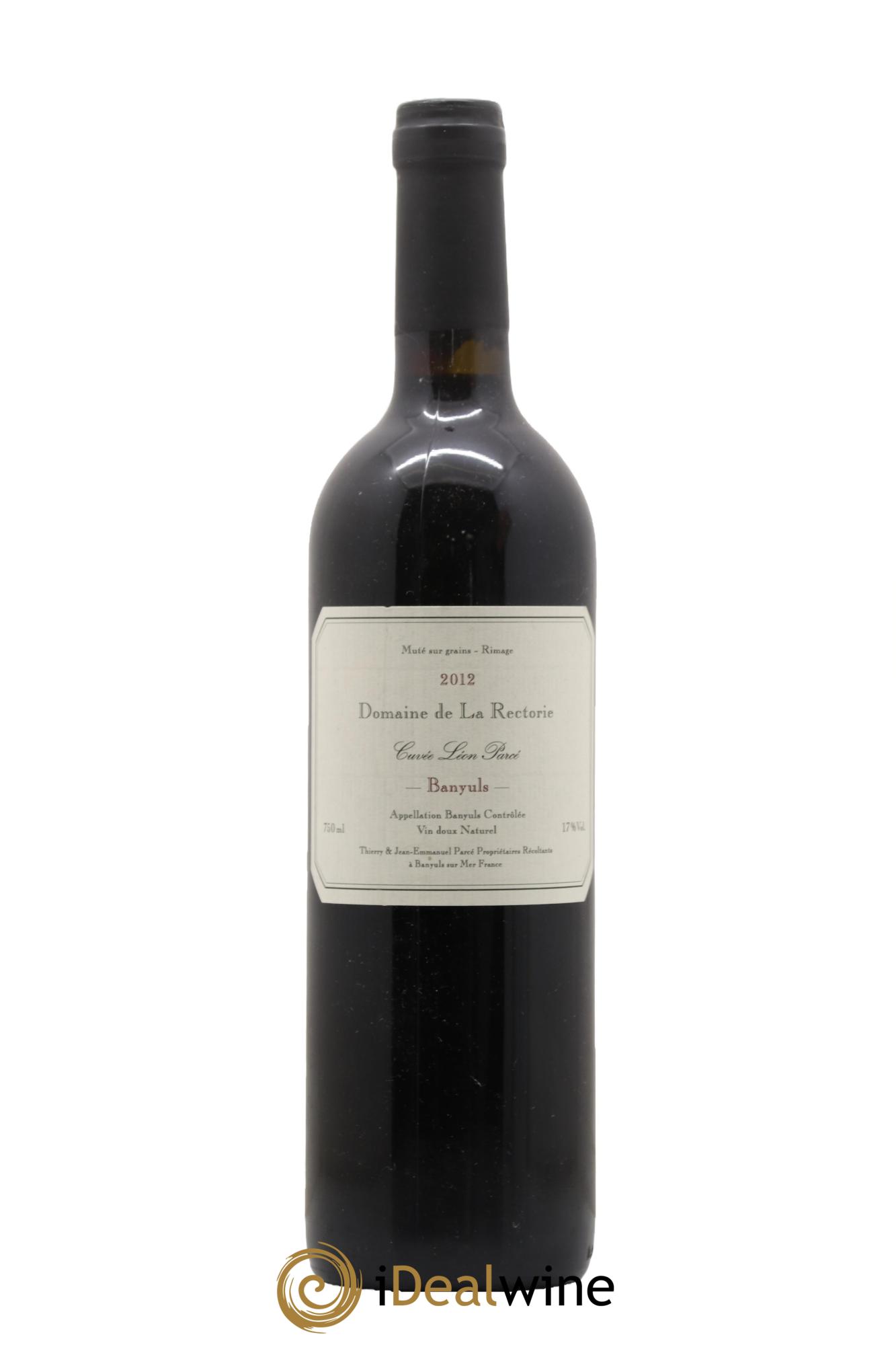 Banyuls Leon Parce La Rectorie 2012 - Lot de 1 bouteille - 0