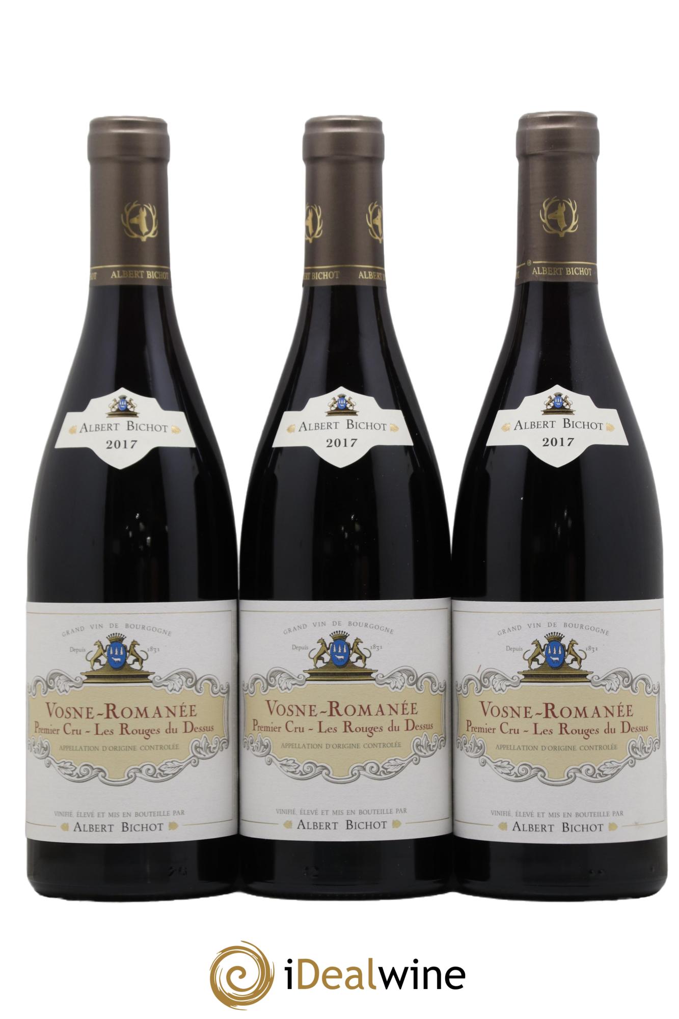 Vosne-Romanée 1er Cru Les Rouges du Dessus Albert Bichot 2017 - Lot of 6 bottles - 2