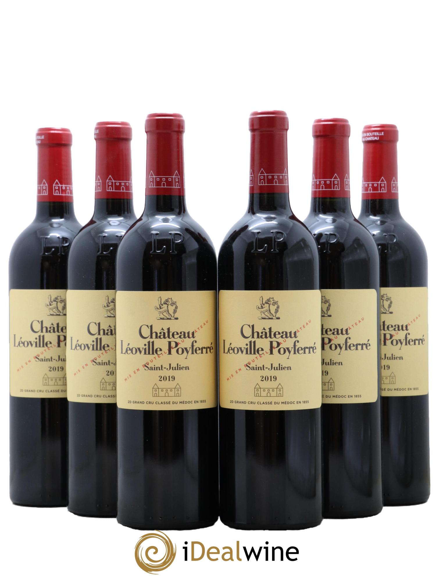 Château Léoville Poyferré 2ème Grand Cru Classé 2019 - Lot de 6 bouteilles - 0