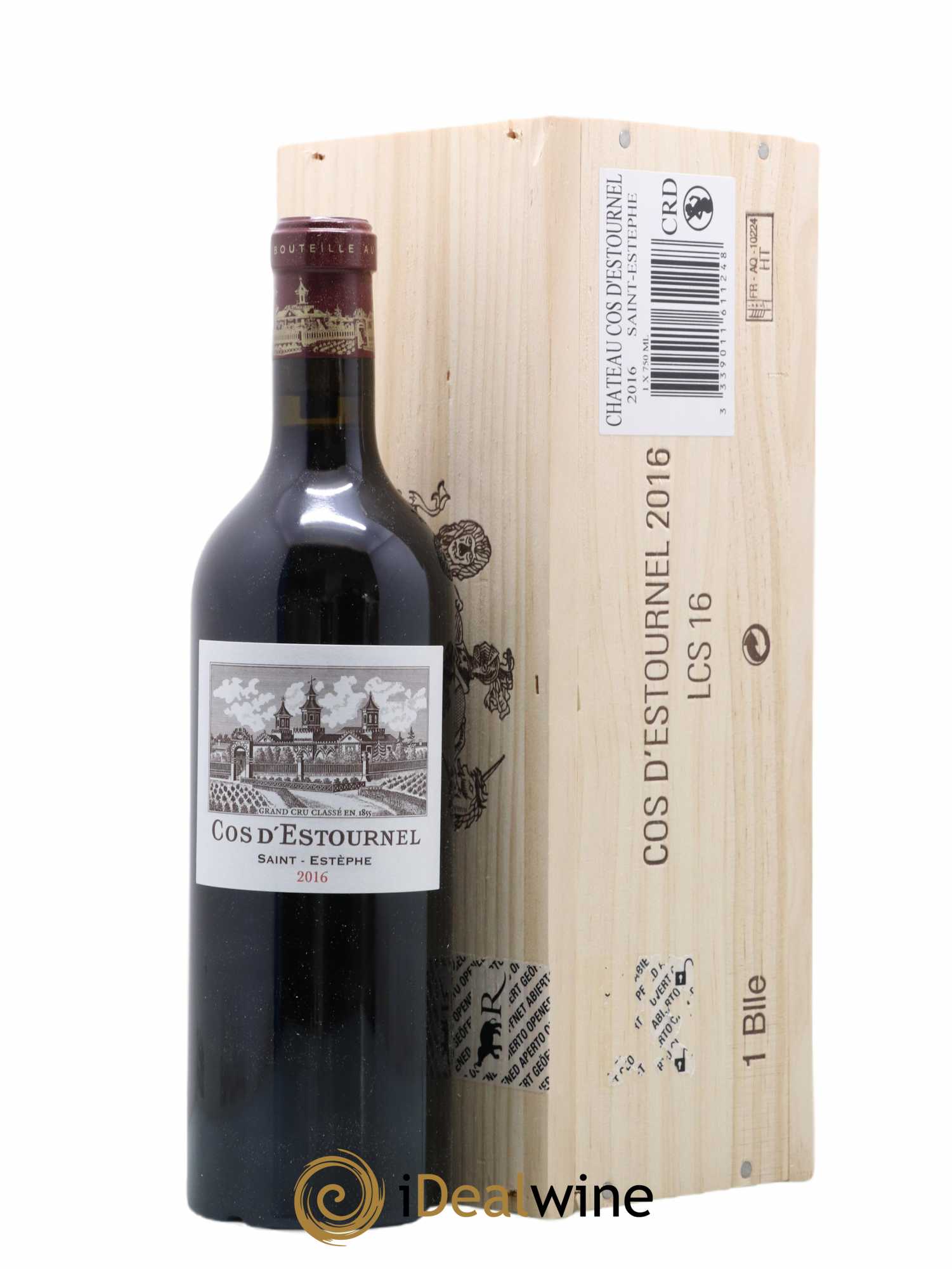 Cos d'Estournel 2ème Grand Cru Classé 2016 - Posten von 1 Flasche - 0