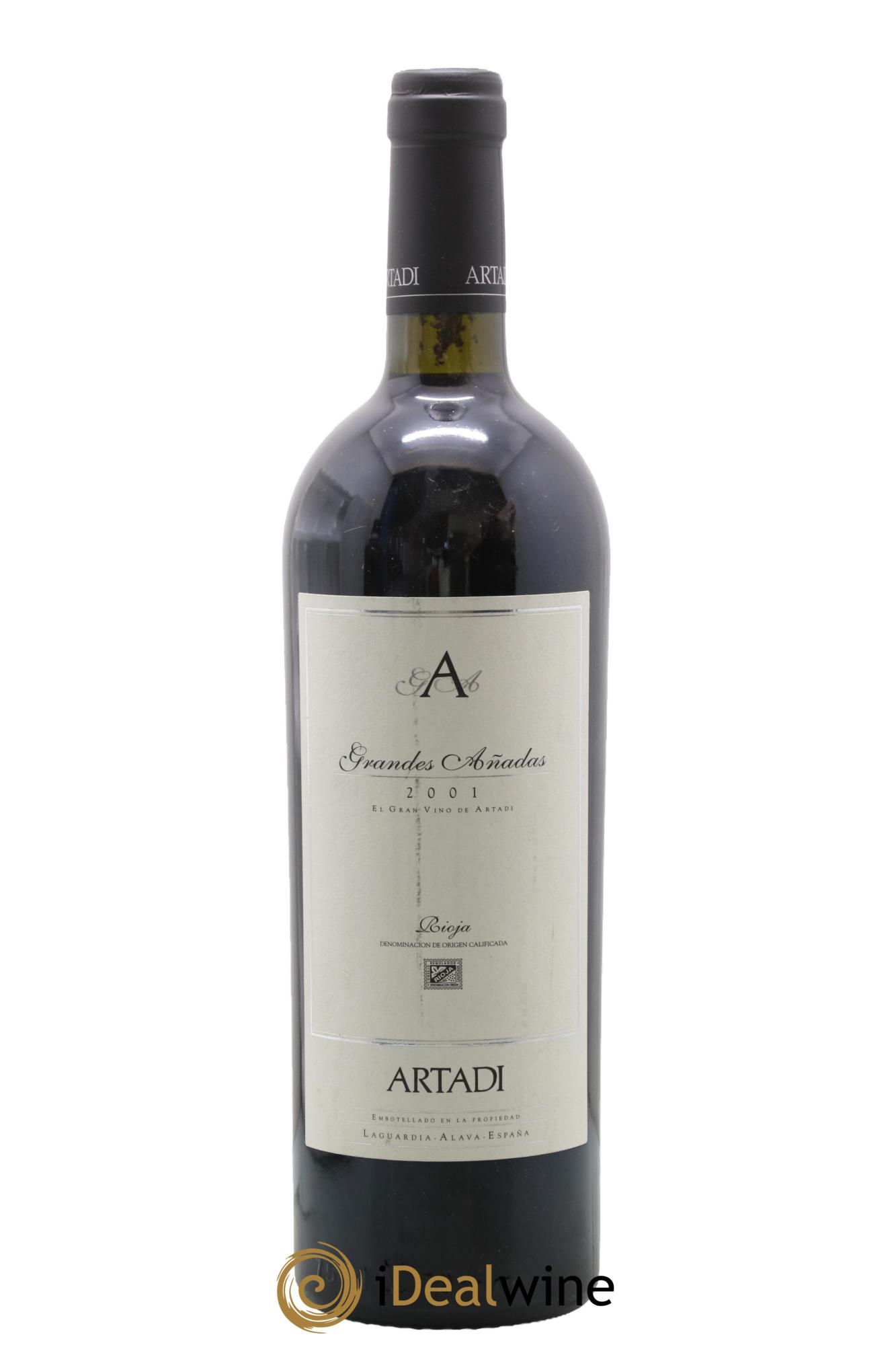 Rioja DOCA Grandes Anadas Domaine Artadi 2001 - Posten von 1 Flasche - 0