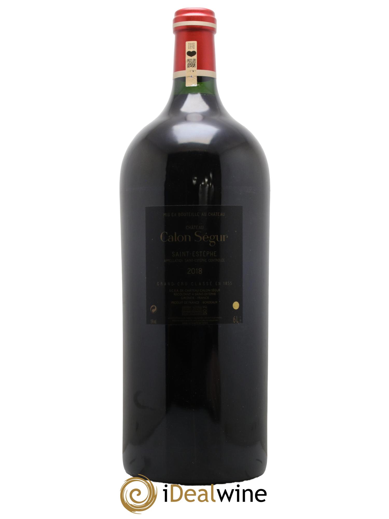 Château Calon Ségur 3ème Grand Cru Classé 2018 - Lotto di 1 mathusalem - 2