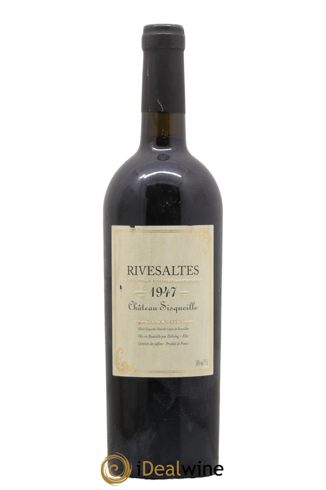 Rivesaltes Château Sisqueille 1947 - Lot de 1 bouteille - 0