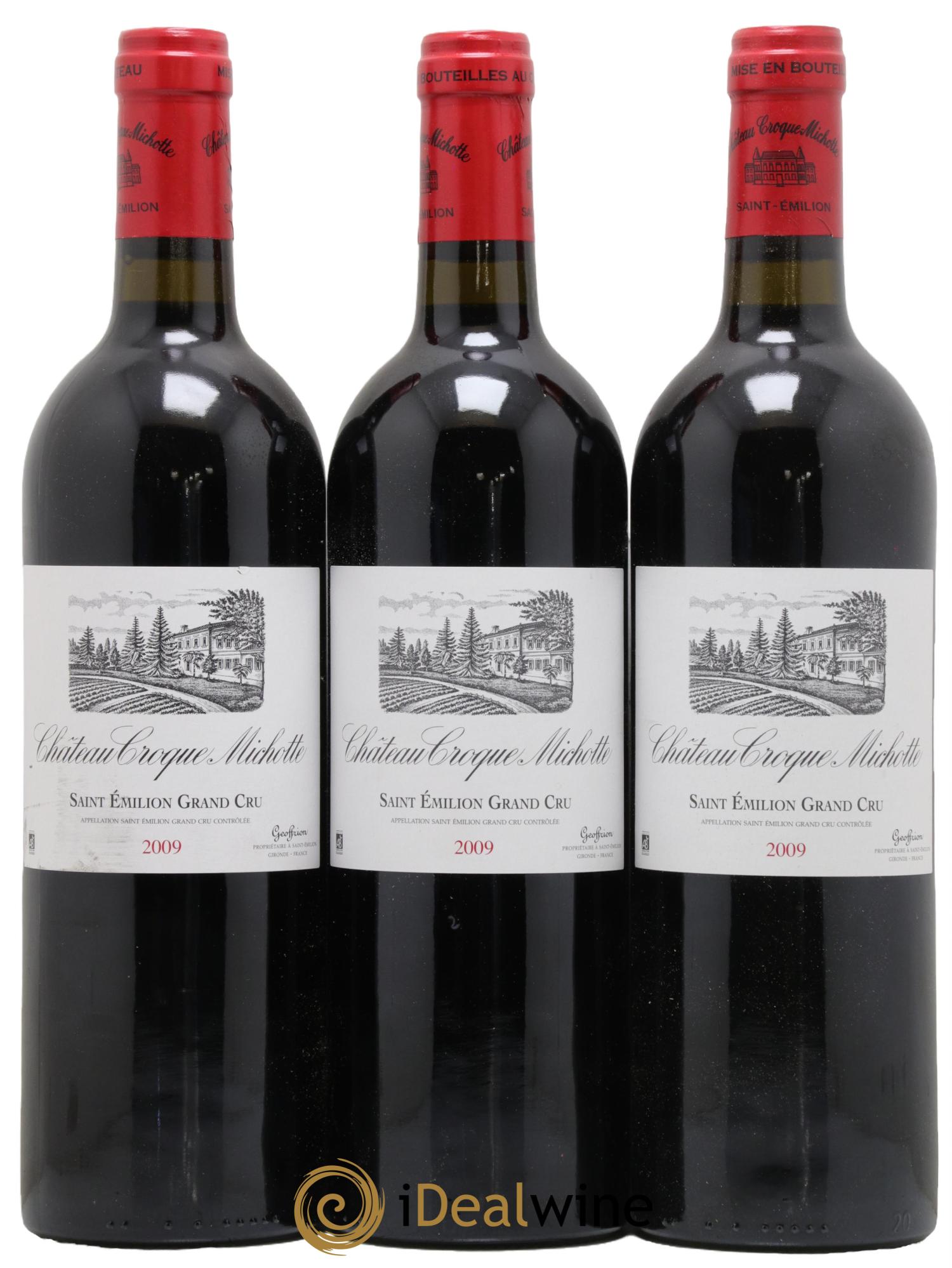 Château Croque Michotte 2009 - Lot of 12 bottles - 2