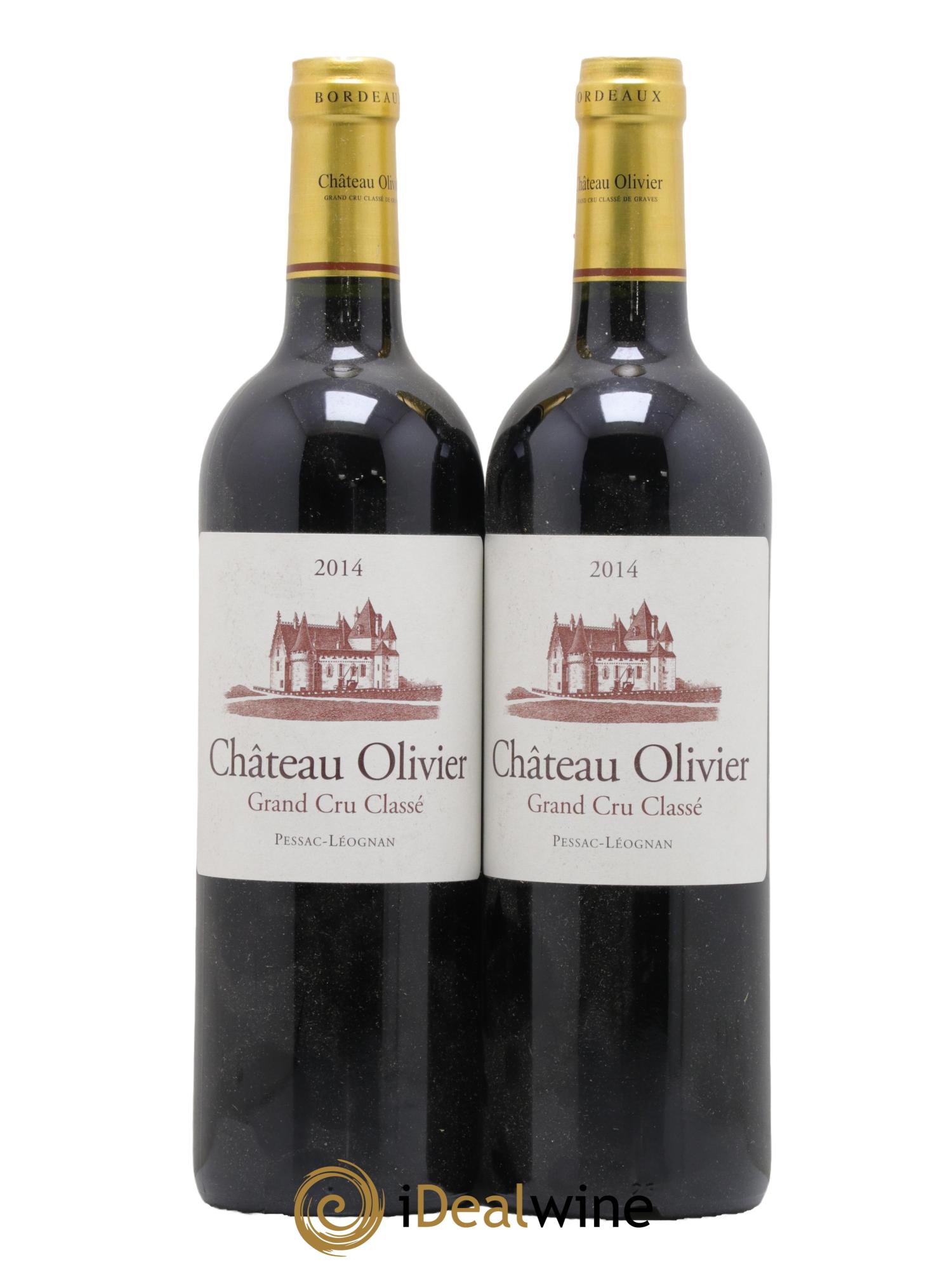 Château Olivier Cru Classé de Graves 2014 - Posten von 2 Flaschen - 0