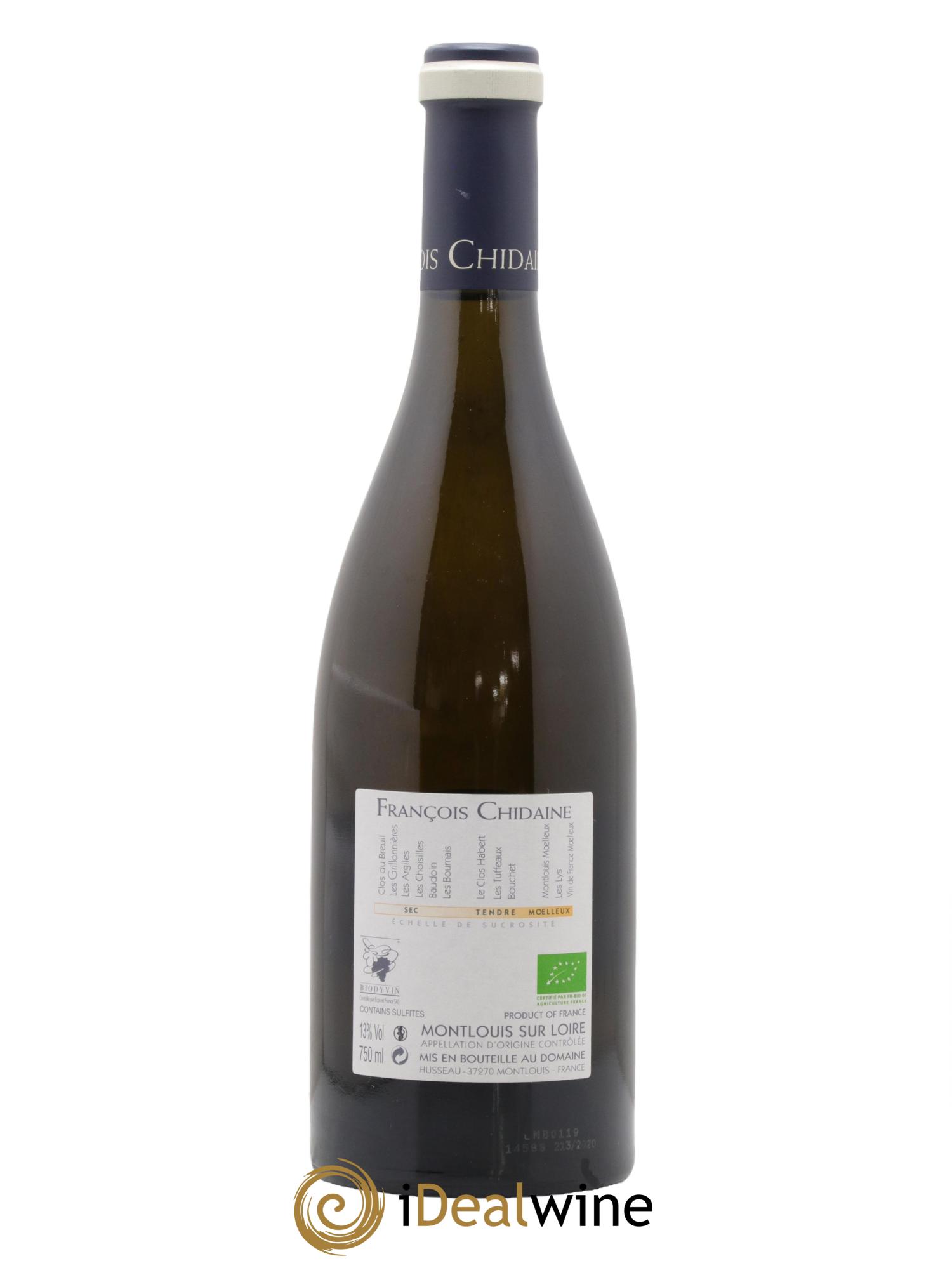 Montlouis-sur-Loire Les Bournais François Chidaine 2019 - Posten von 1 Flasche - 1