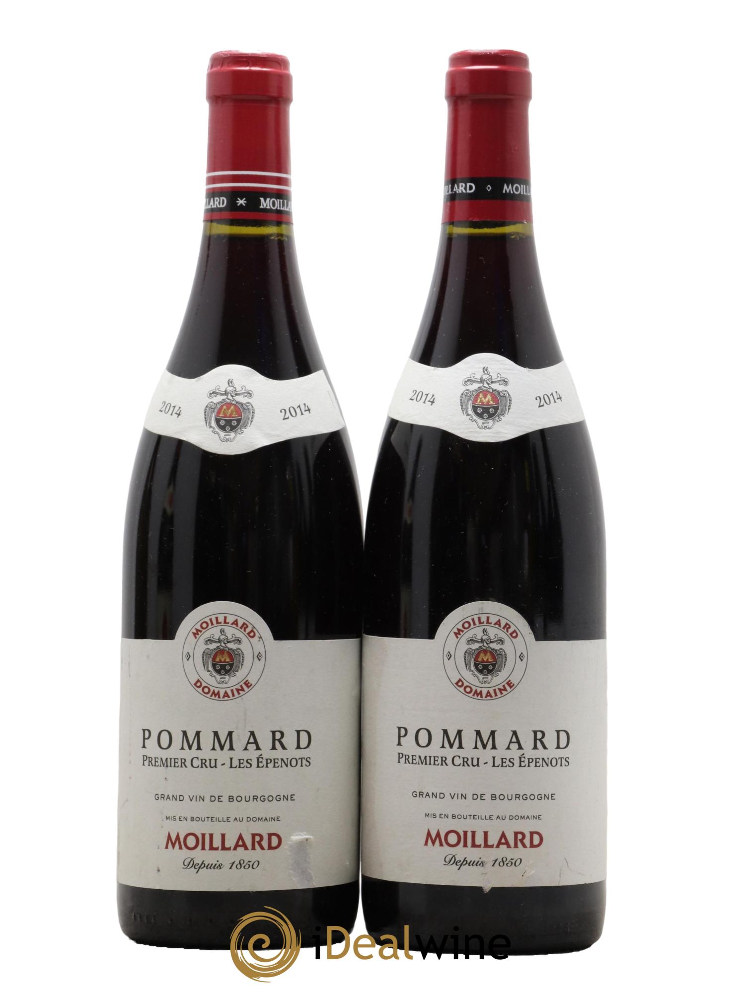 Pommard 1er Cru Les Epenots Moillard  2014 - Posten von 2 Flaschen - 0