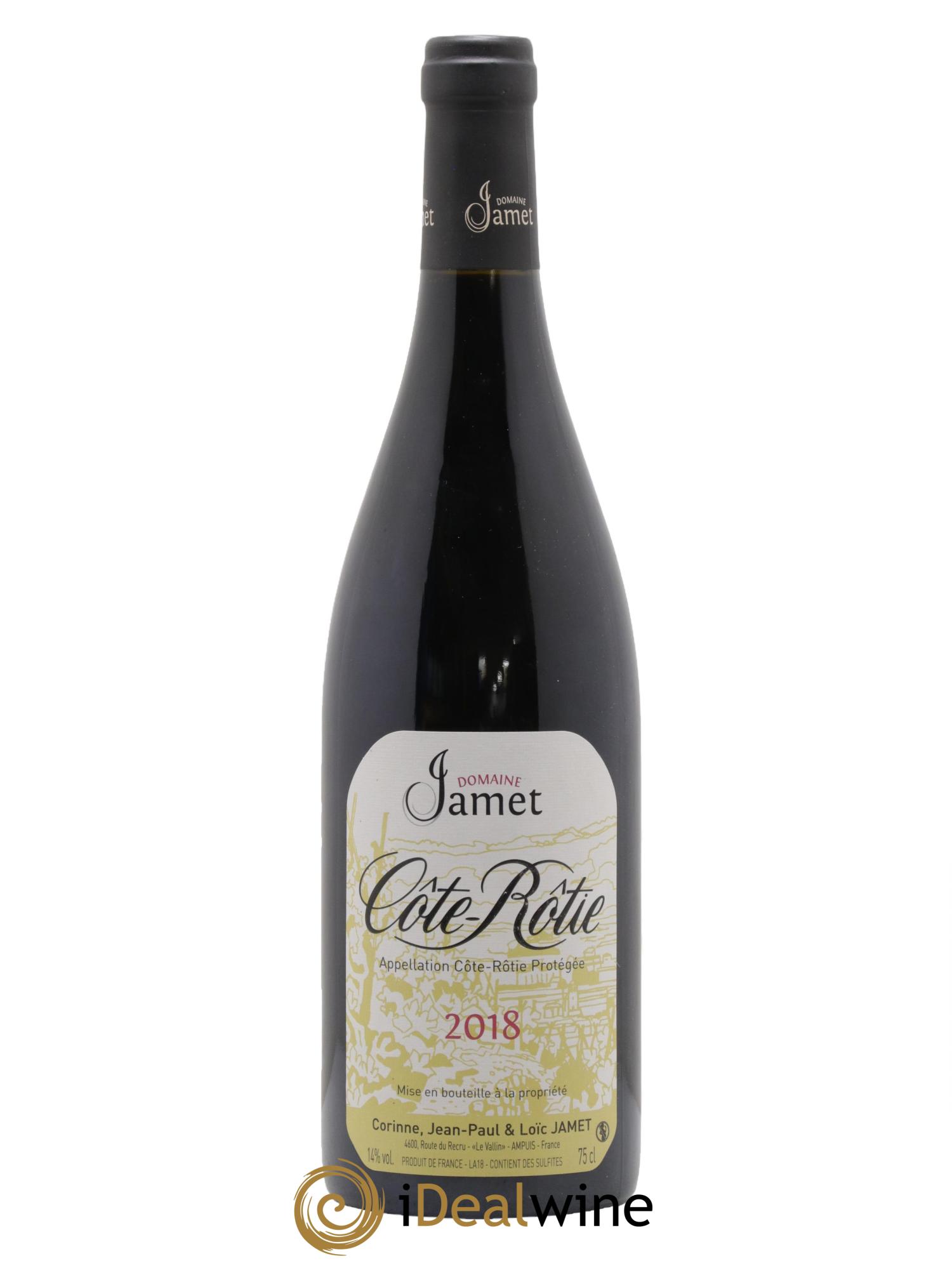 Côte-Rôtie Jamet (Domaine) 2018 - Posten von 1 Flasche - 0