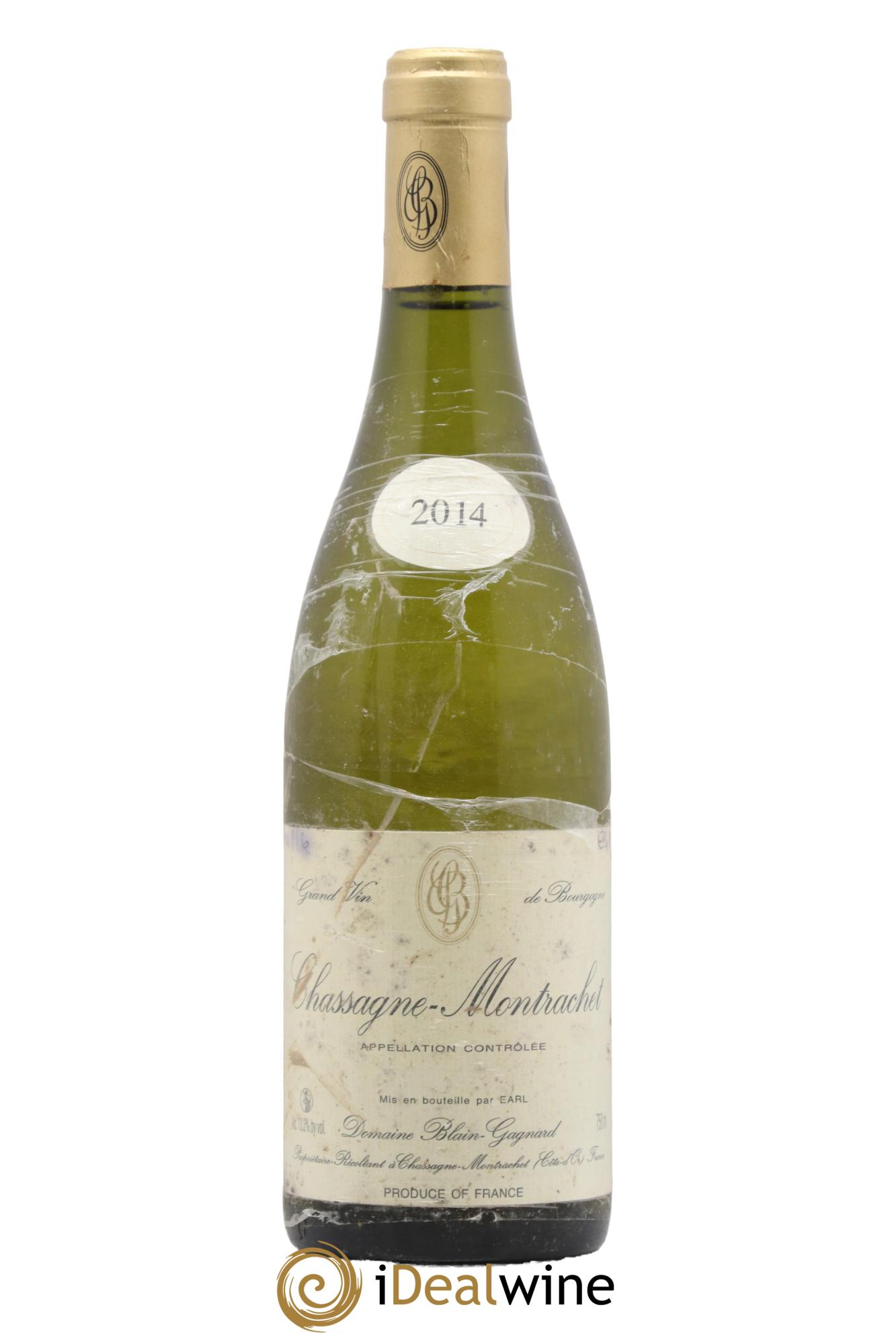 Chassagne-Montrachet Blain-gagnard 2014 - Lot de 1 bouteille - 0