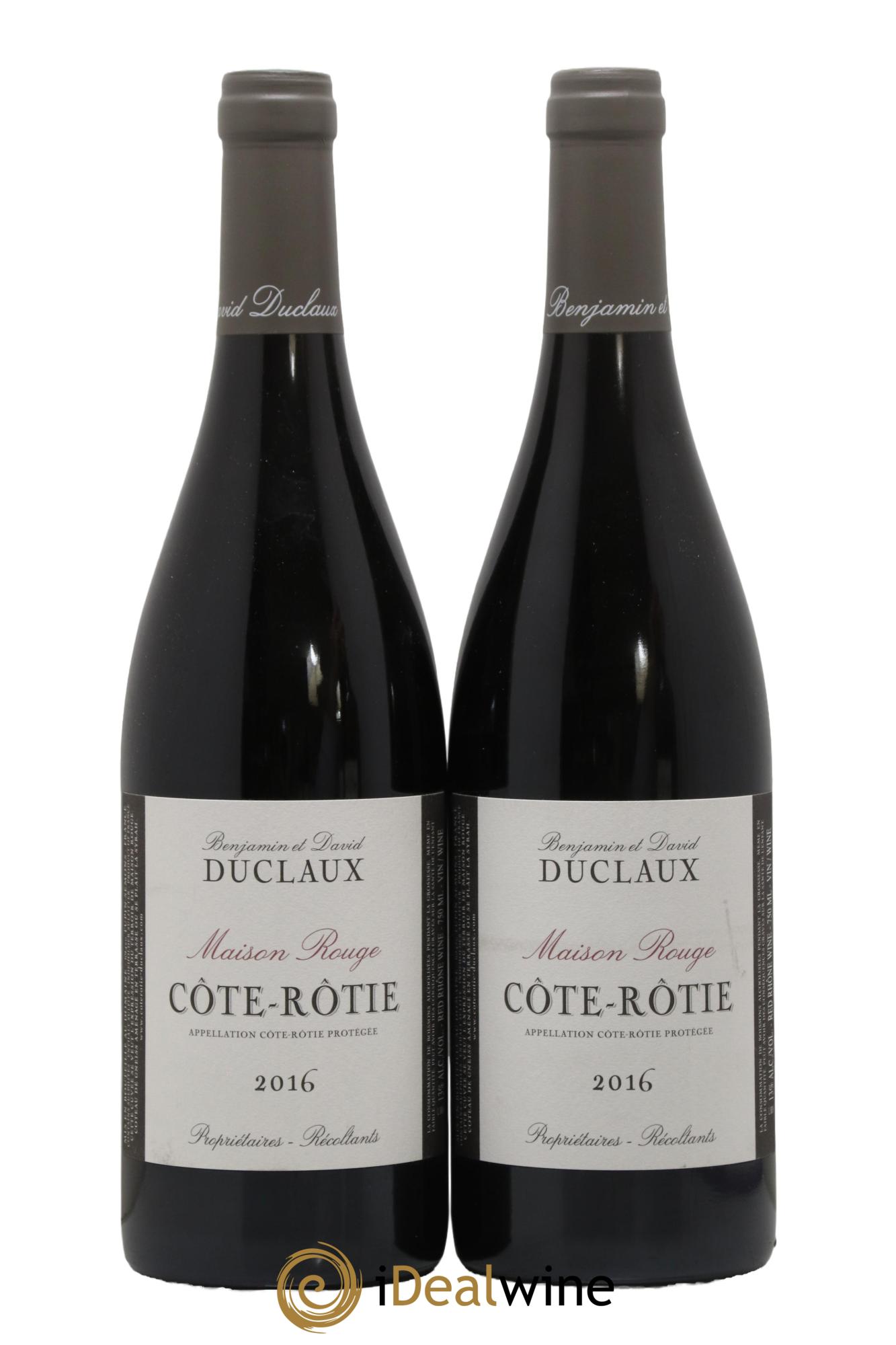 Côte-Rôtie Maison Rouge Domaine Duclaux  2016 - Lotto di 2 bottiglie - 0