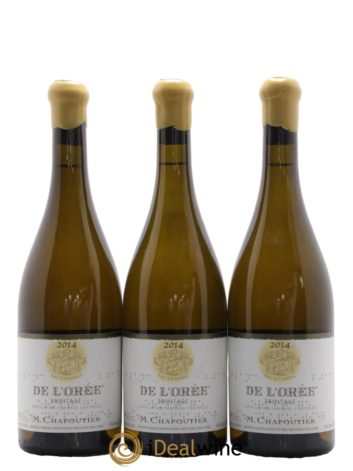 Hermitage Ermitage de l'Orée Chapoutier 2014 - Lot of 6 bottles - 3