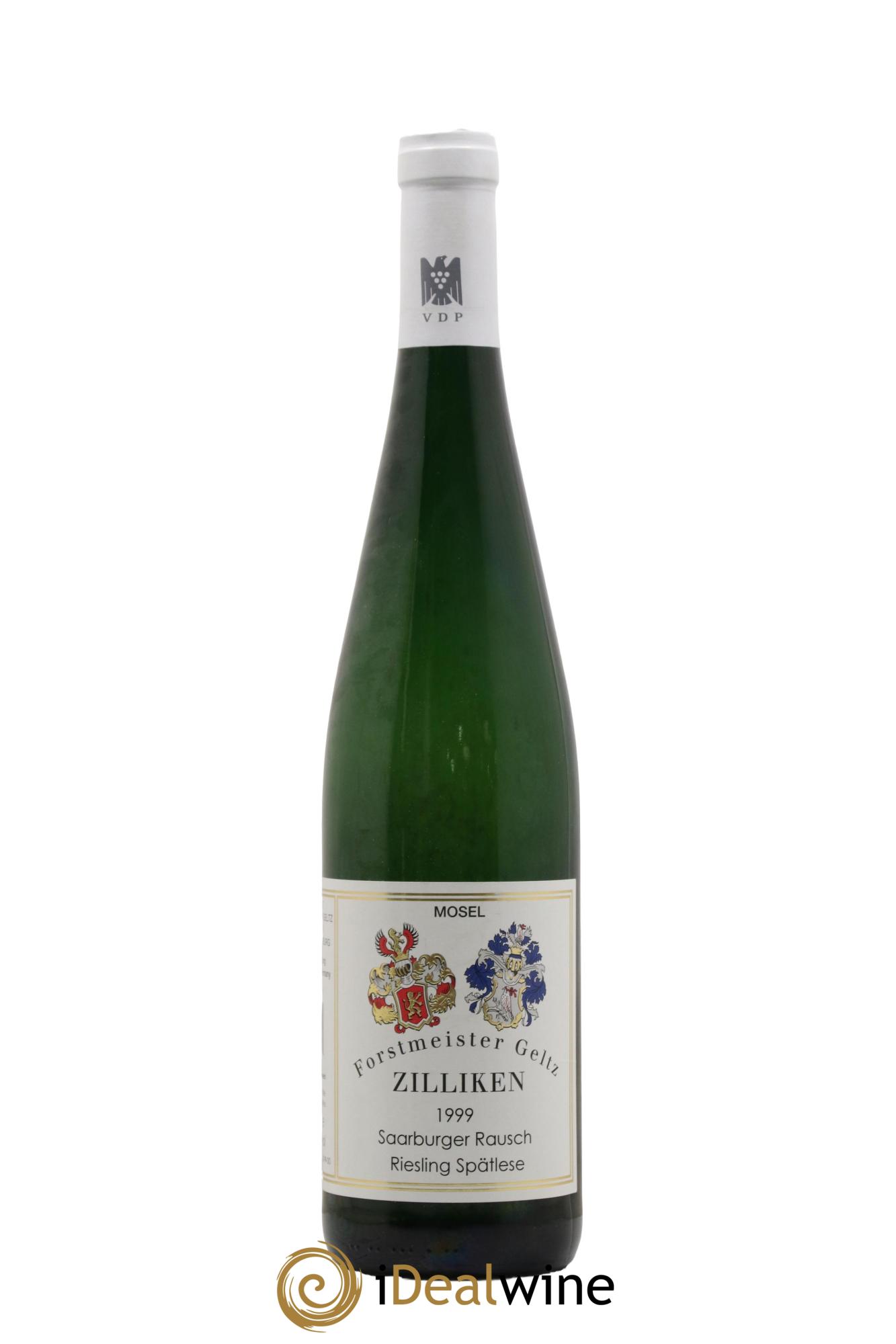 Allemagne Mosel-Saar Forstmeister Geltz Saarburg Rausch Riesling Spatlese Ziliken 1999 - Lot de 1 bouteille - 0