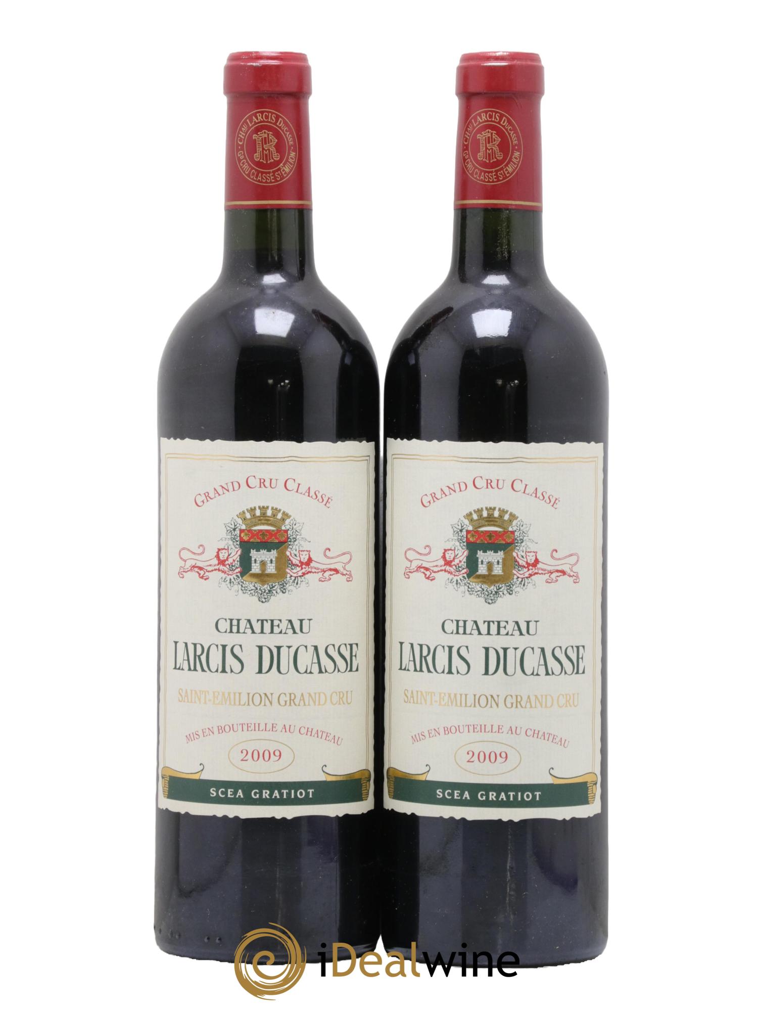 Château Larcis Ducasse 1er Grand Cru Classé B 2009 - Posten von 2 Flaschen - 0