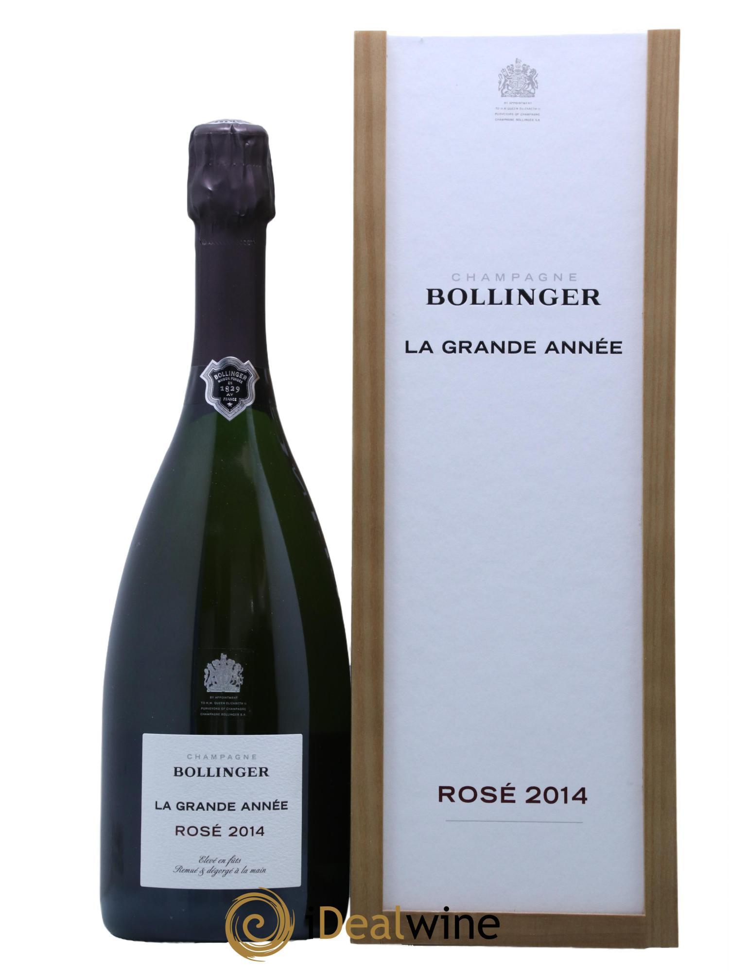 Champagne Bollinger Grande Année (Rosé effervescent)