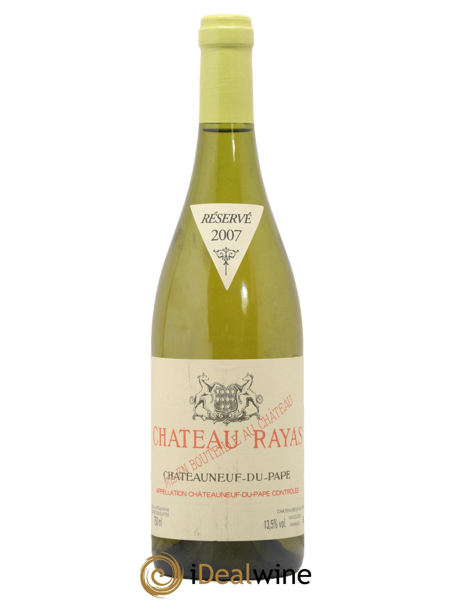 Châteauneuf-du-Pape Château Rayas Emmanuel Reynaud 2007 - Lot de 1 bouteille - 0