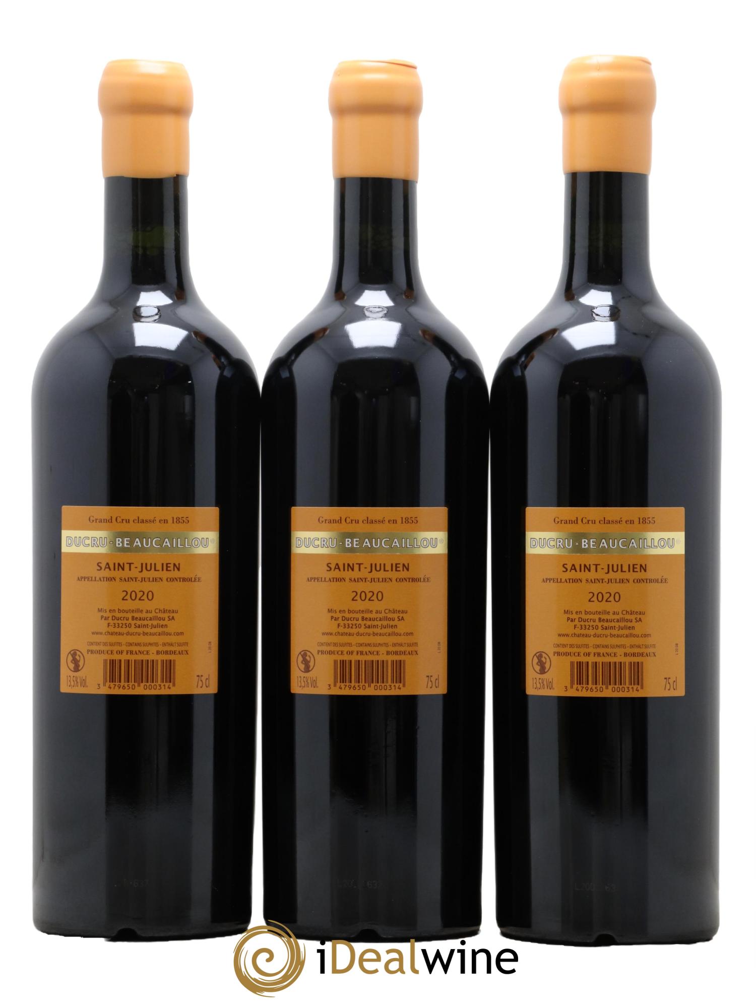 Château Ducru Beaucaillou 2ème Grand Cru Classé 2020 - Lot de 6 bouteilles - 4