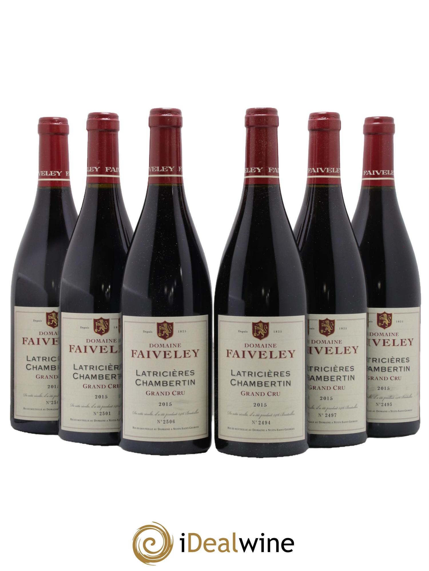 Latricières-Chambertin Grand Cru Faiveley 2015 - Lotto di 6 bottiglie - 0