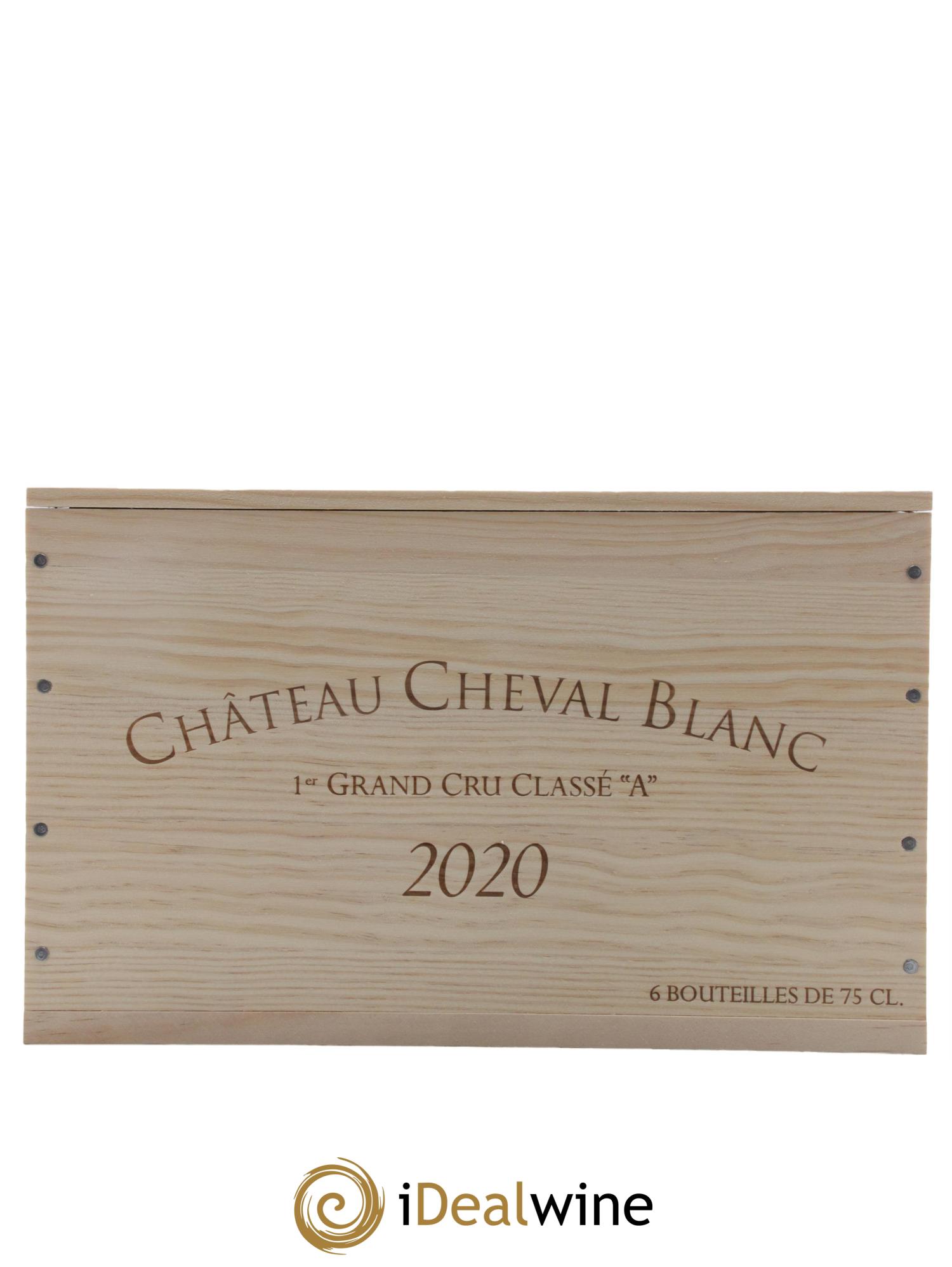 Château Cheval Blanc 1er Grand Cru Classé A 2020 - Lot of 6 bottles - 6