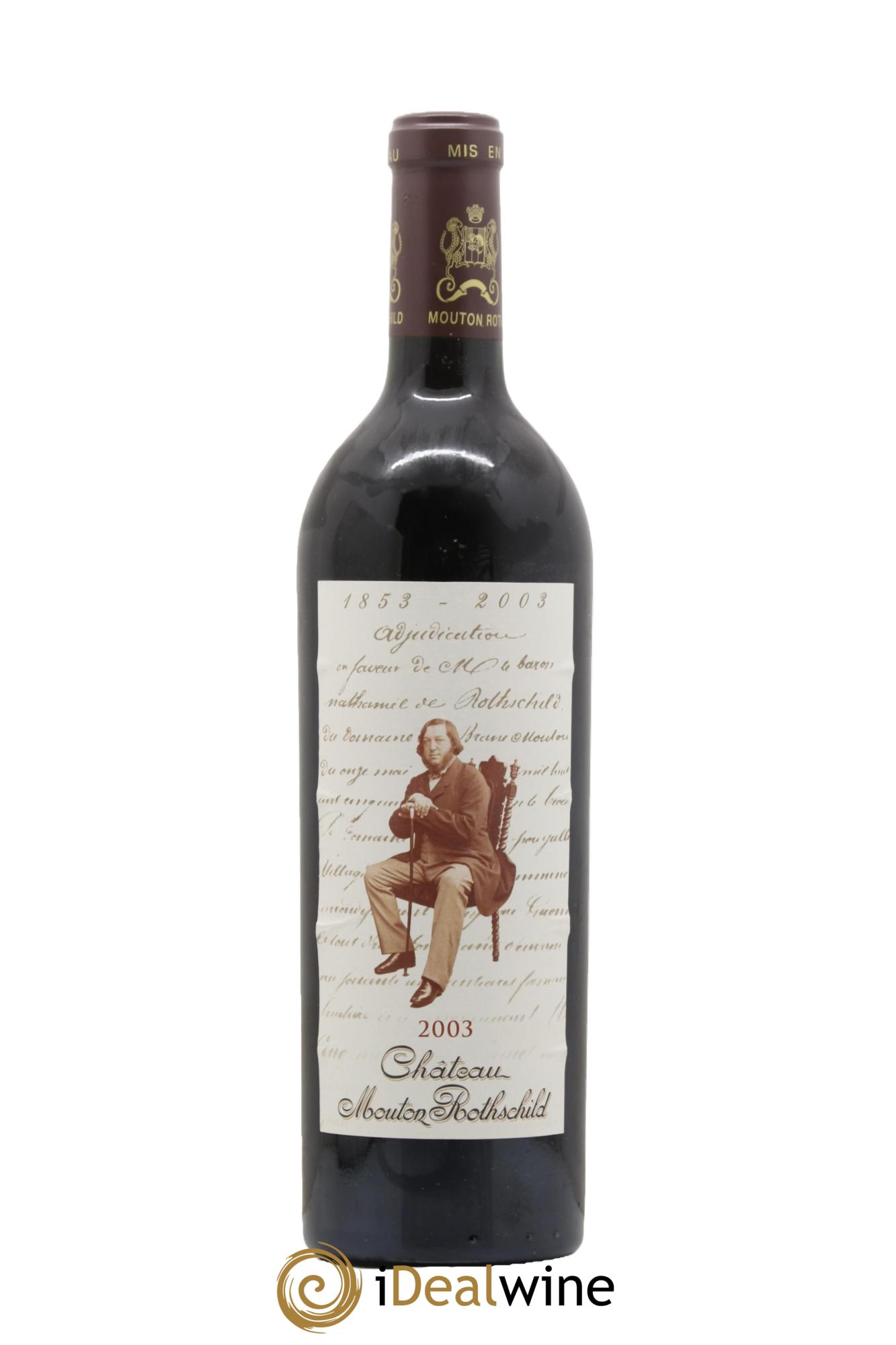 Château Mouton Rothschild 1er Grand Cru Classé 2003 - Posten von 1 Flasche - 0