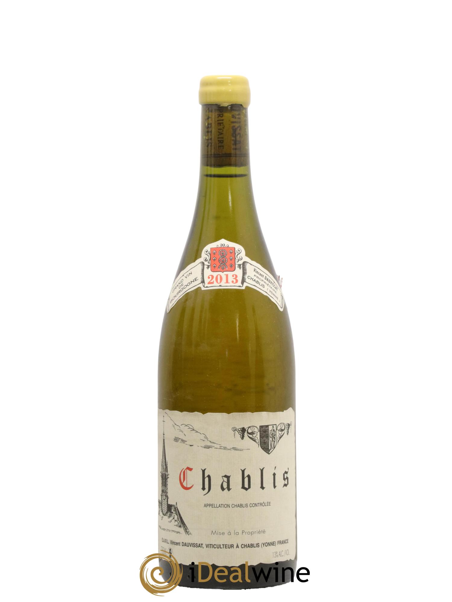 Chablis Vincent Dauvissat (Domaine) 2013 - Lot de 1 bouteille - 0