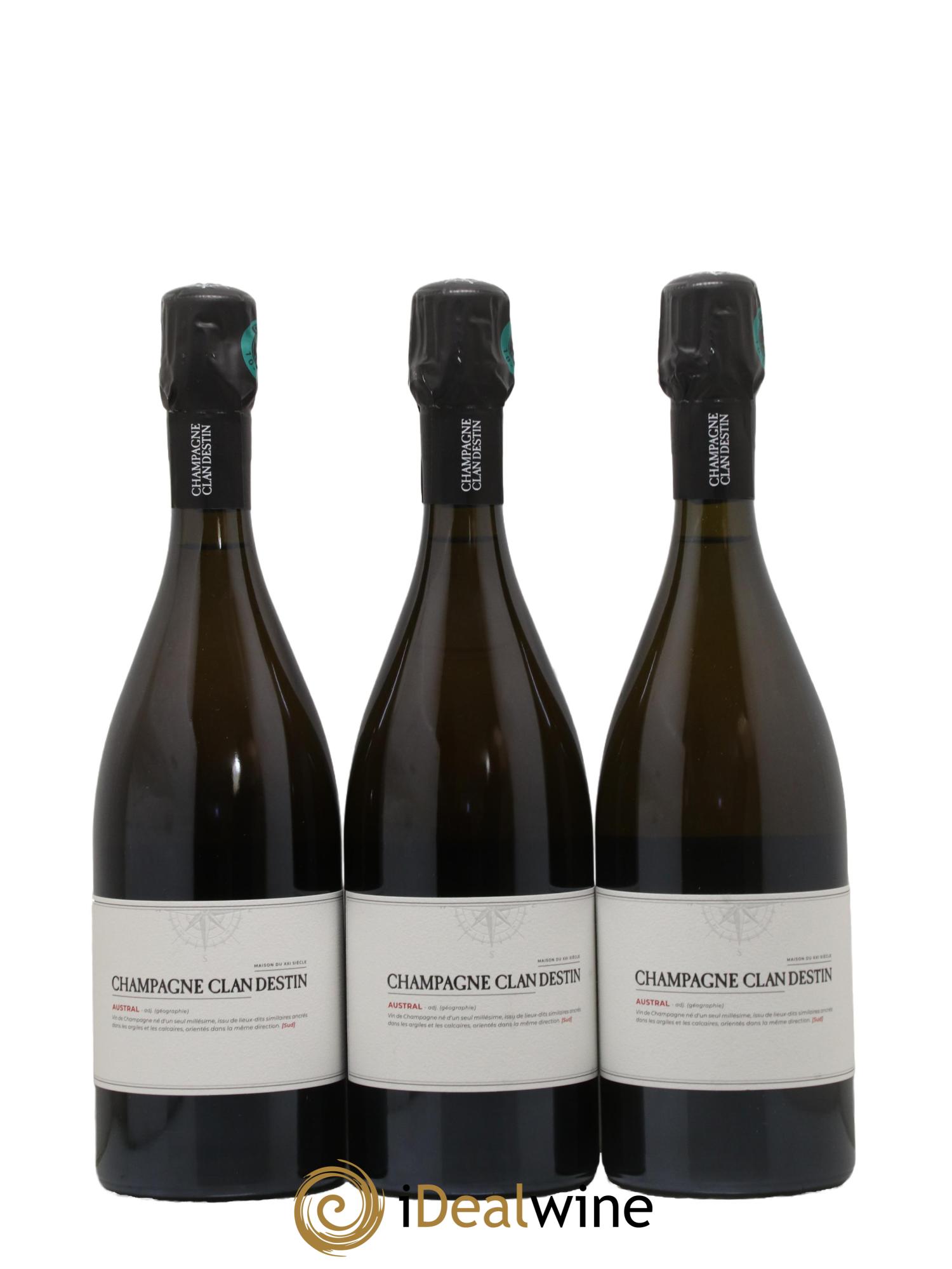 Brut Nature Austral Clandestin 2022 - Lot de 3 bouteilles - 0