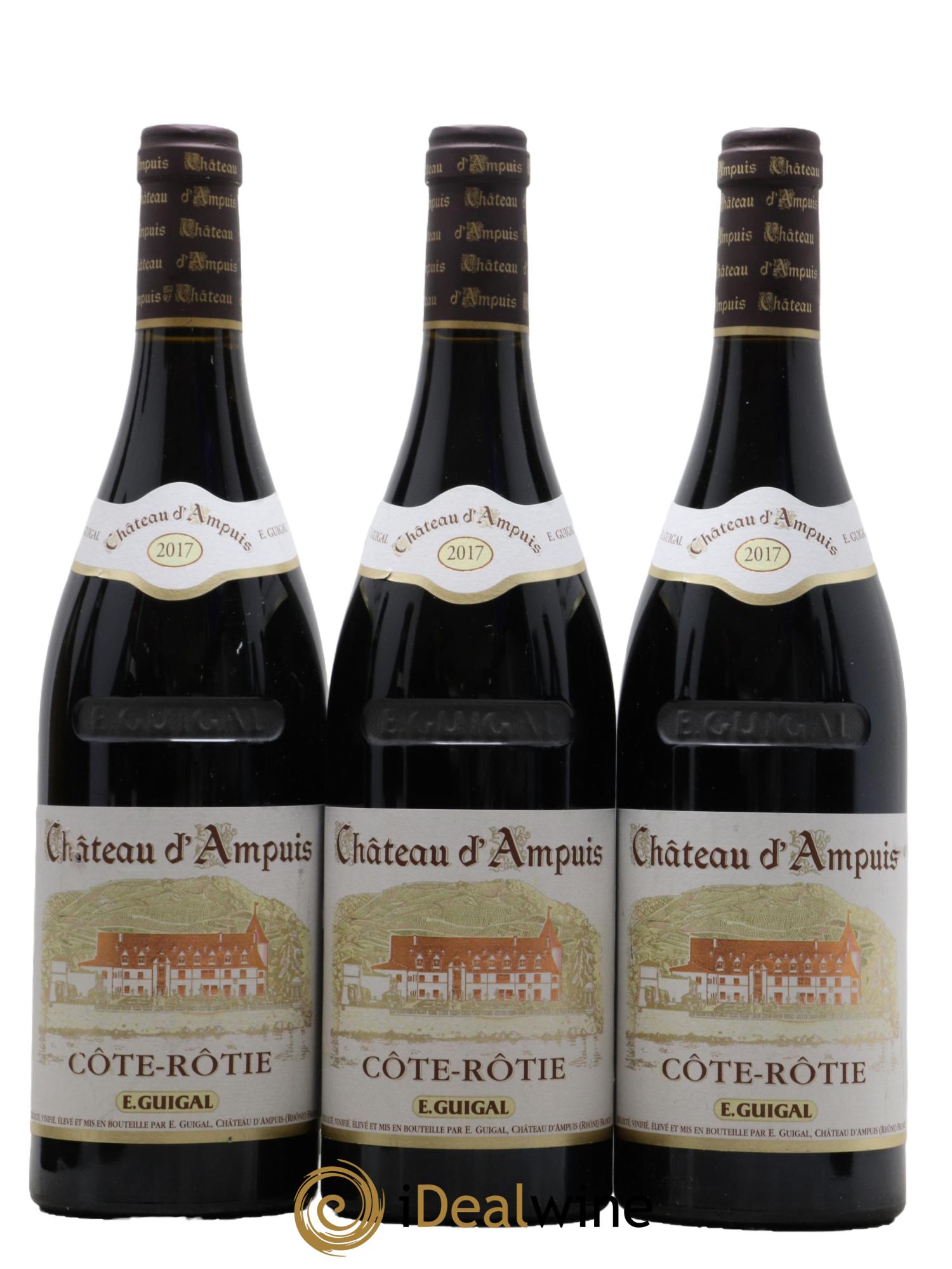 Côte-Rôtie Château d'Ampuis Guigal  2017 - Posten von 3 Flaschen - 0