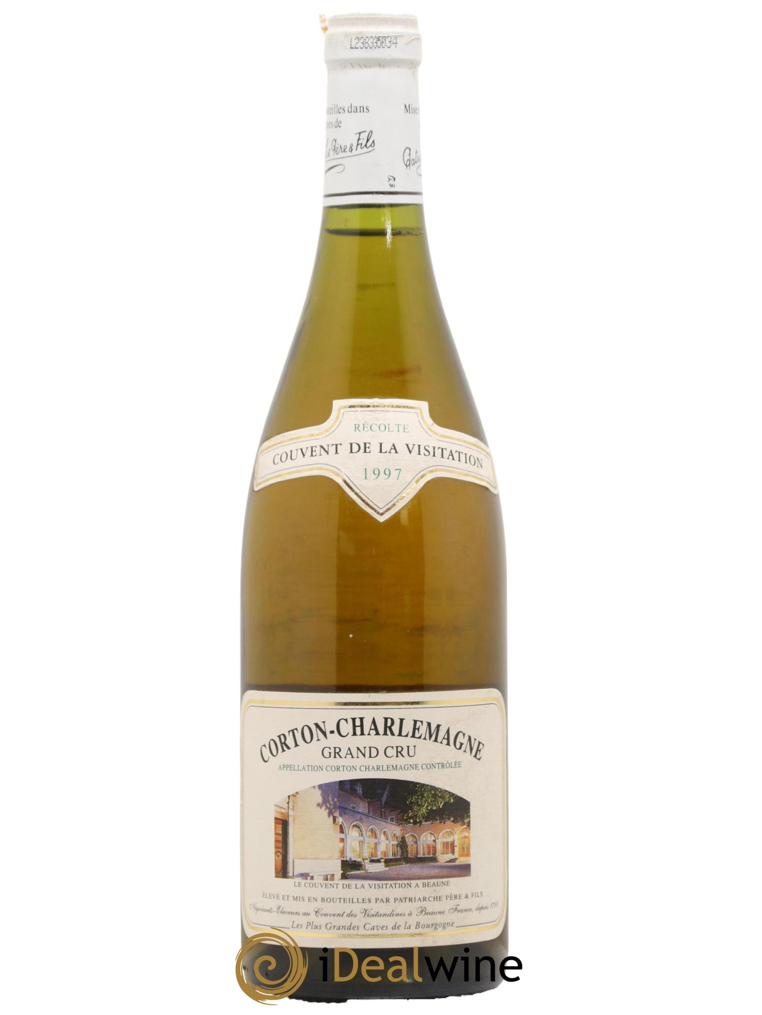 Corton-Charlemagne Grand Cru Recolte Couvent De La Visitation Eleve Patriarche Pere Et Fils 1997 - Lotto di 1 bottiglia - 0