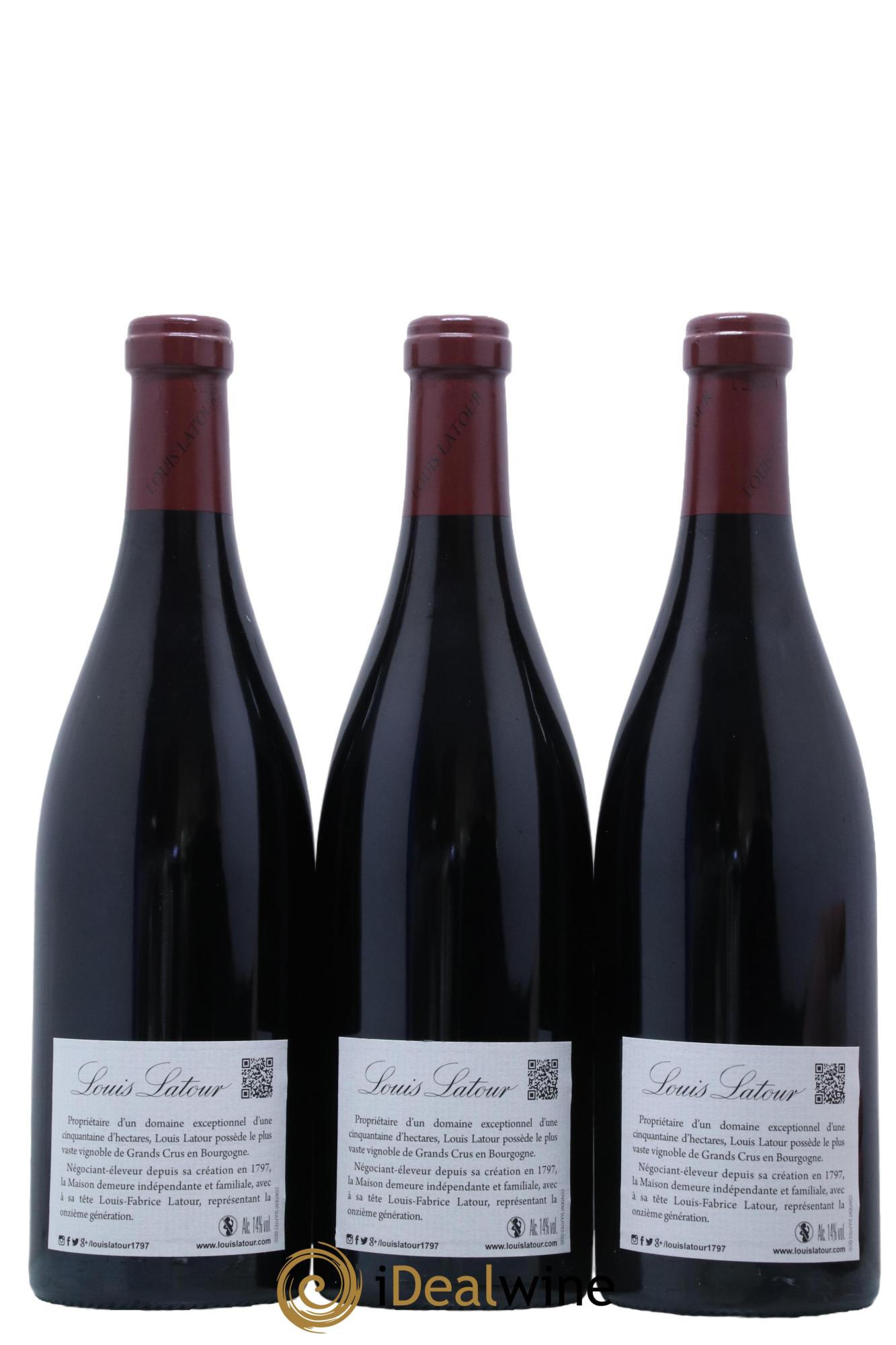 Chambertin Grand Cru Cuvée Héritiers Latour Louis Latour 2019 - Lot of 3 bottles - 1