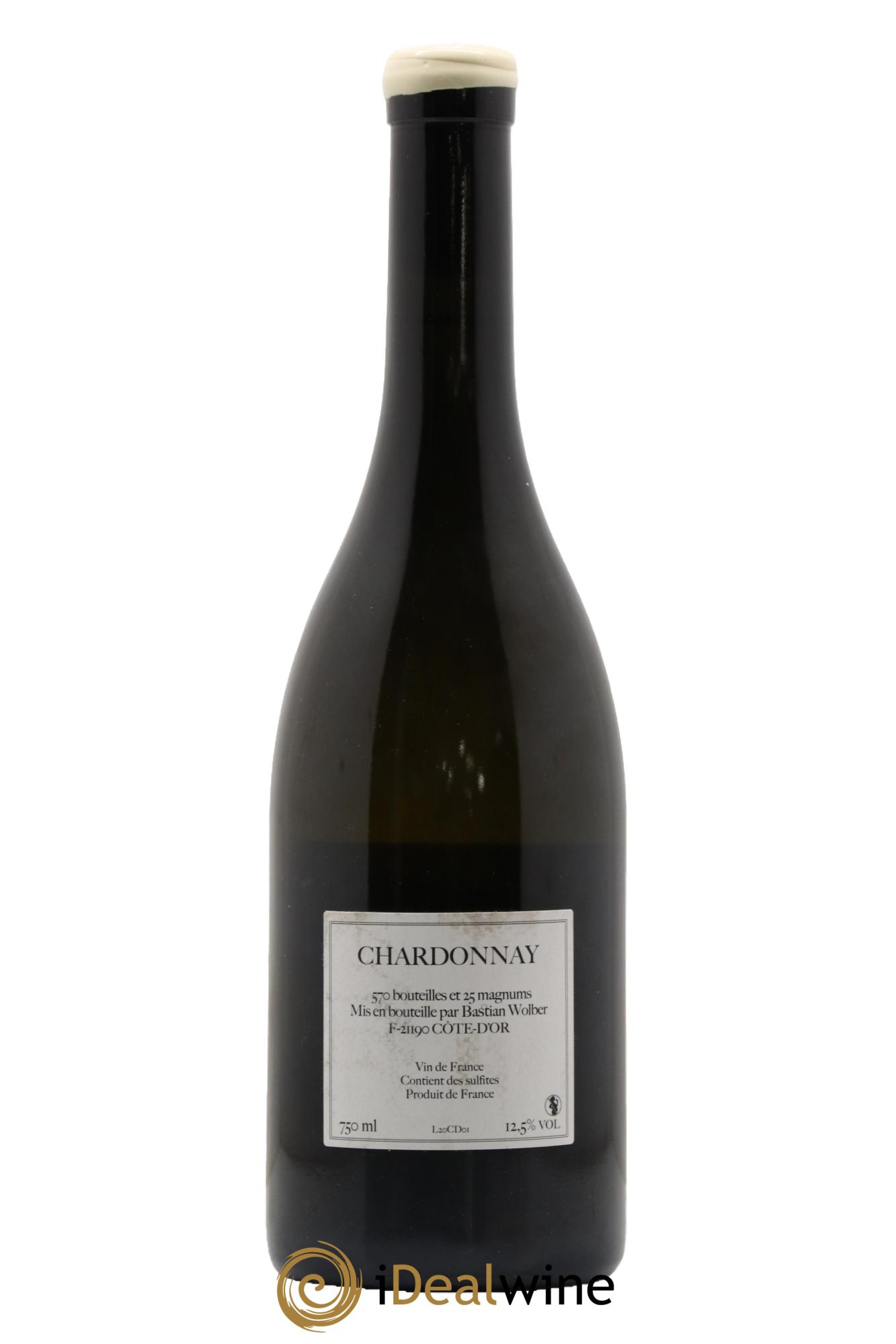 Vin de France Laisse Tomber Chardonnay Bastian Wolber 2020 - Lotto di 1 bottiglia - 1