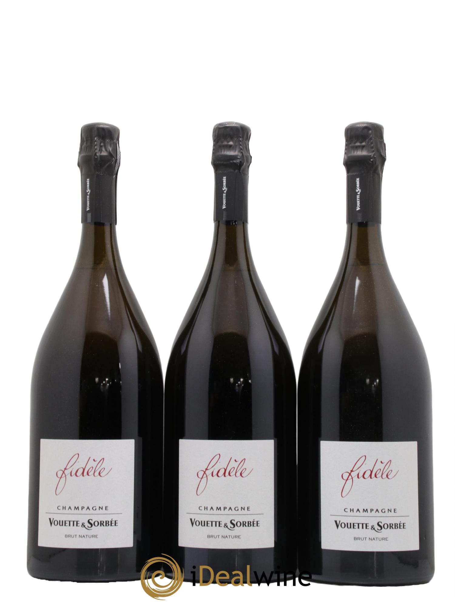 Fidèle Blanc de Noirs  Vouette et Sorbée  - Lot of 3 magnums - 0