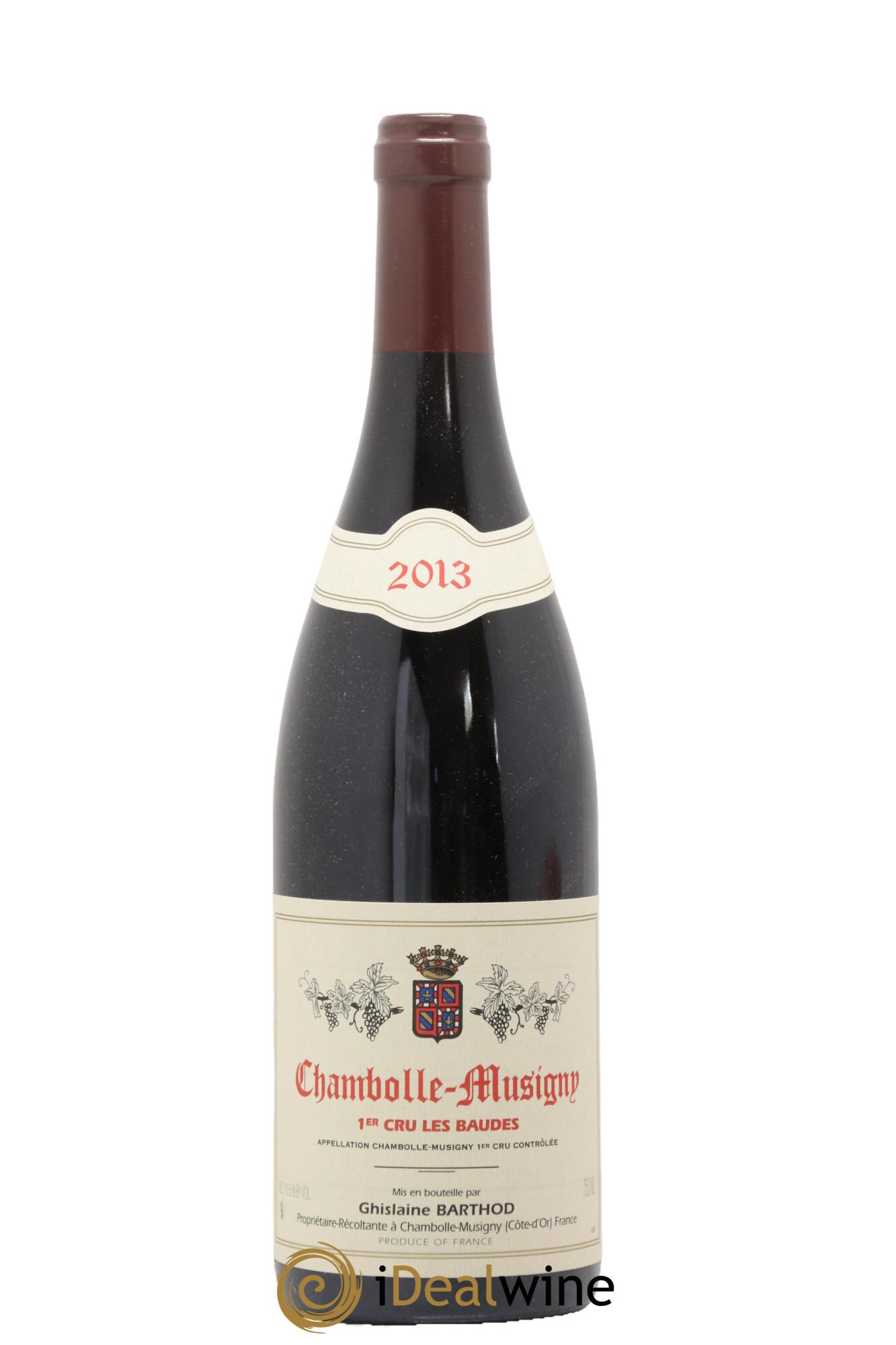 Chambolle-Musigny 1er Cru Les Baudes Ghislaine Barthod 2013 - Lot of 1 bottle - 0