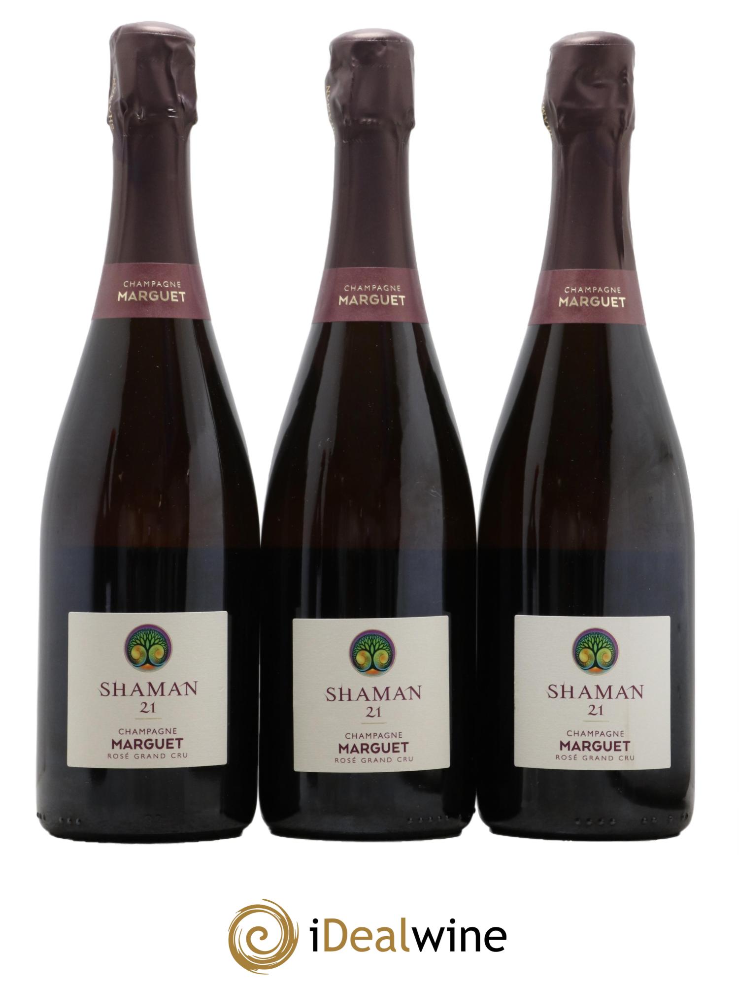 Shaman Grand Cru Brut Marguet 2021 - Lot of 3 bottles - 0