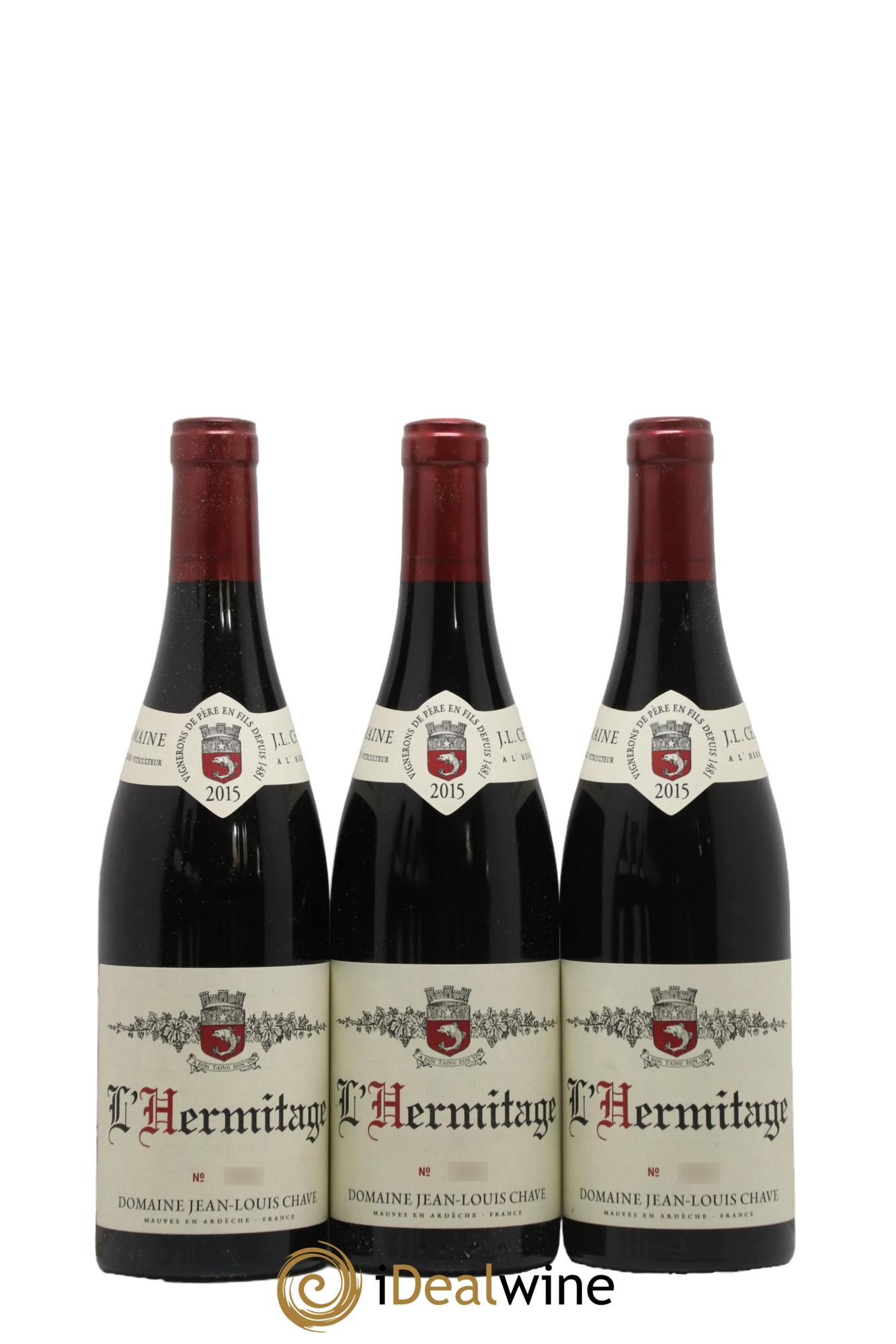 Hermitage Jean-Louis Chave 2015 - Lot de 6 bouteilles - 1