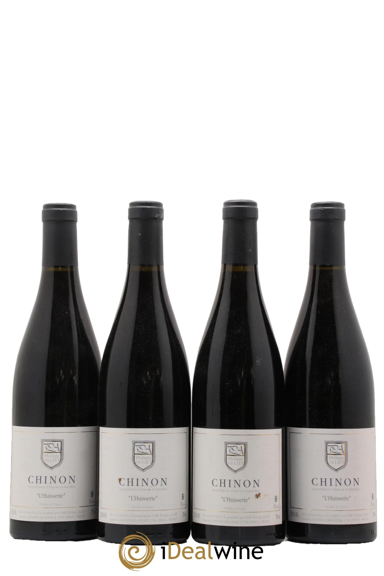 Chinon L'Huisserie Philippe Alliet 2010 - Lot de 4 bouteilles - 0