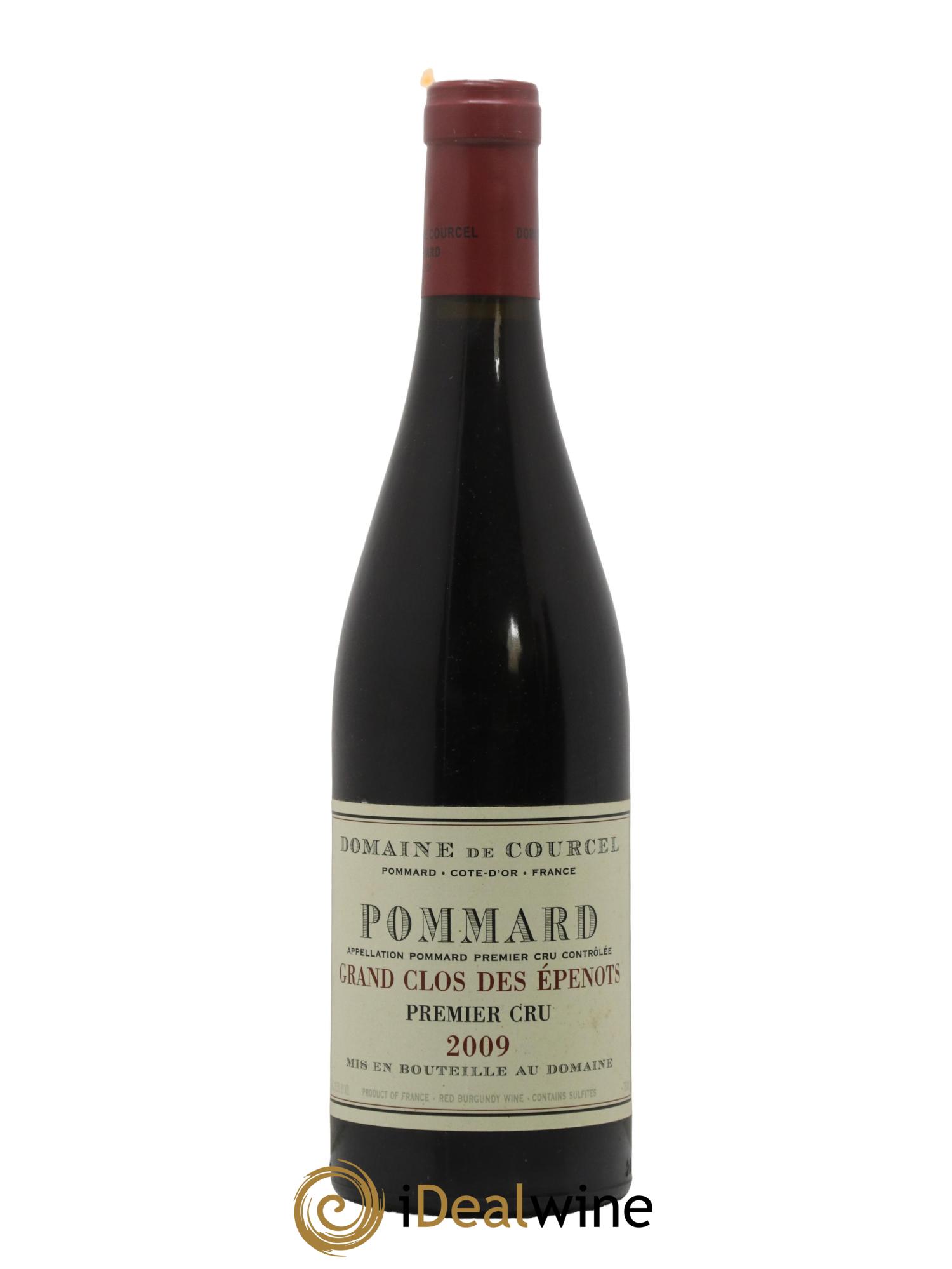 Pommard 1er Cru Grand Clos des Epenots de Courcel (Domaine) 2009 - Lot de 1 bouteille - 0