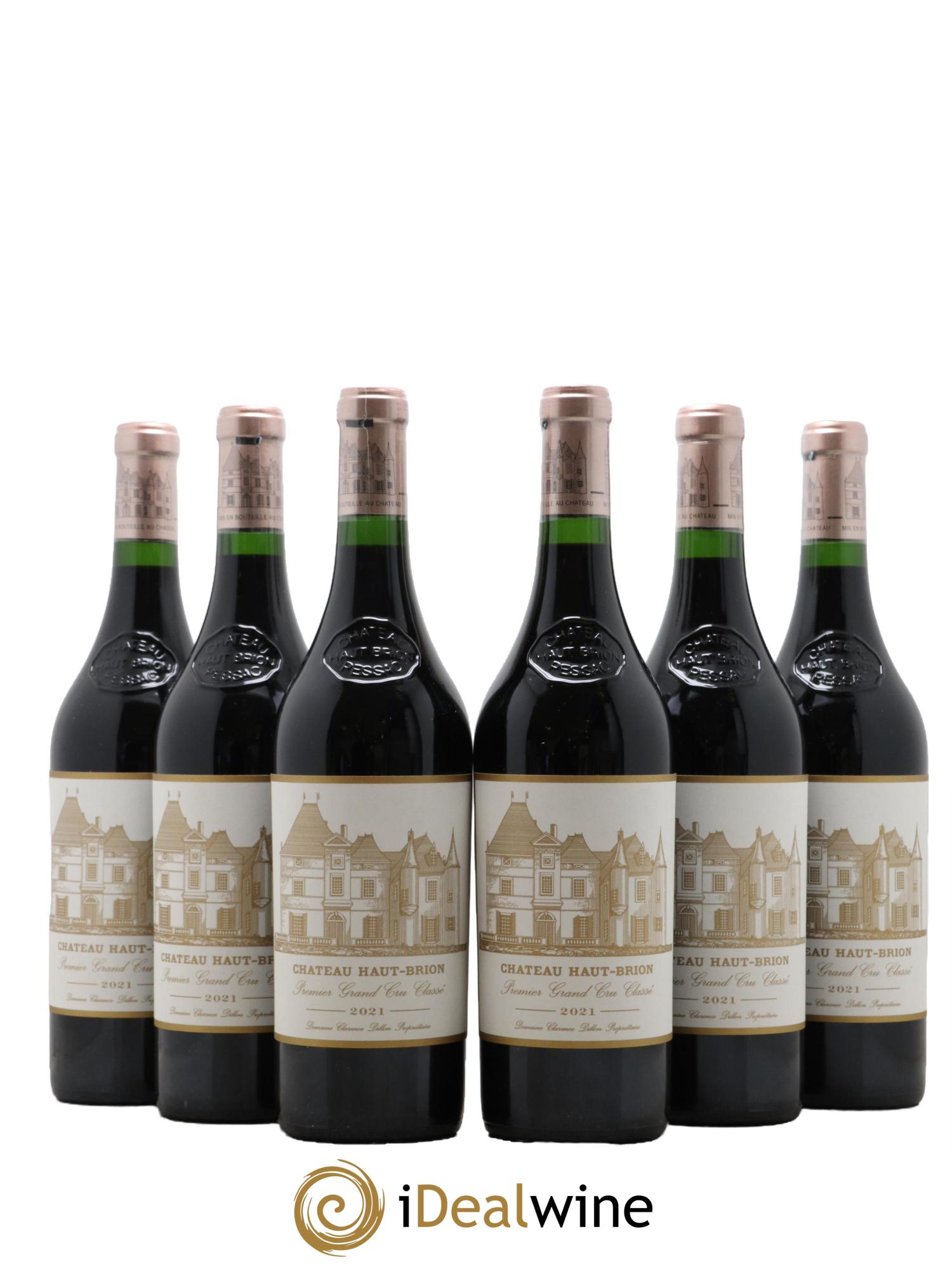 Château Haut Brion 1er Grand Cru Classé 2021 - Lotto di 6 bottiglie - 0