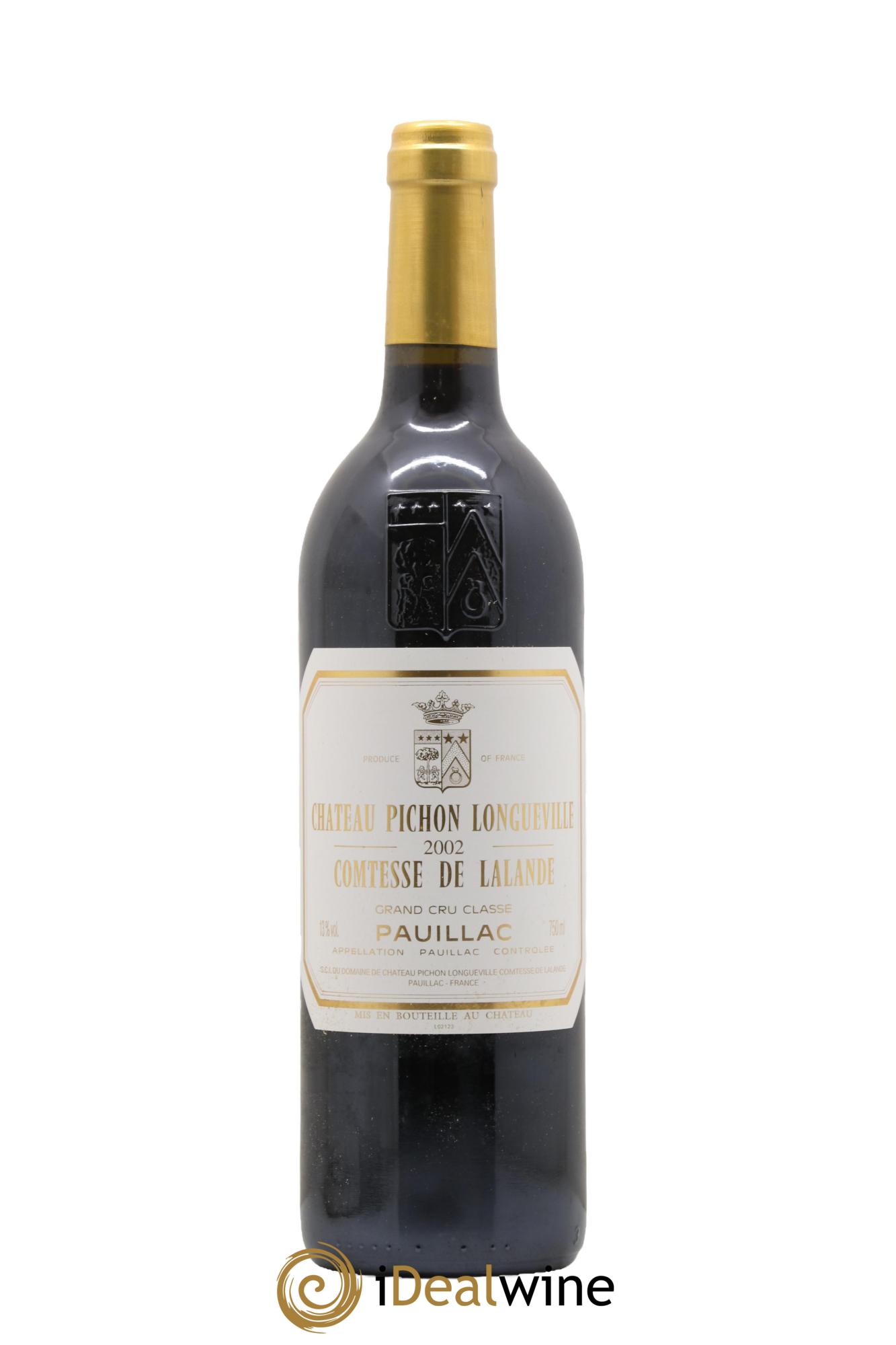 Château Pichon Longueville Comtesse de Lalande 2ème Grand Cru Classé 2002 - Lot de 1 bouteille - 0