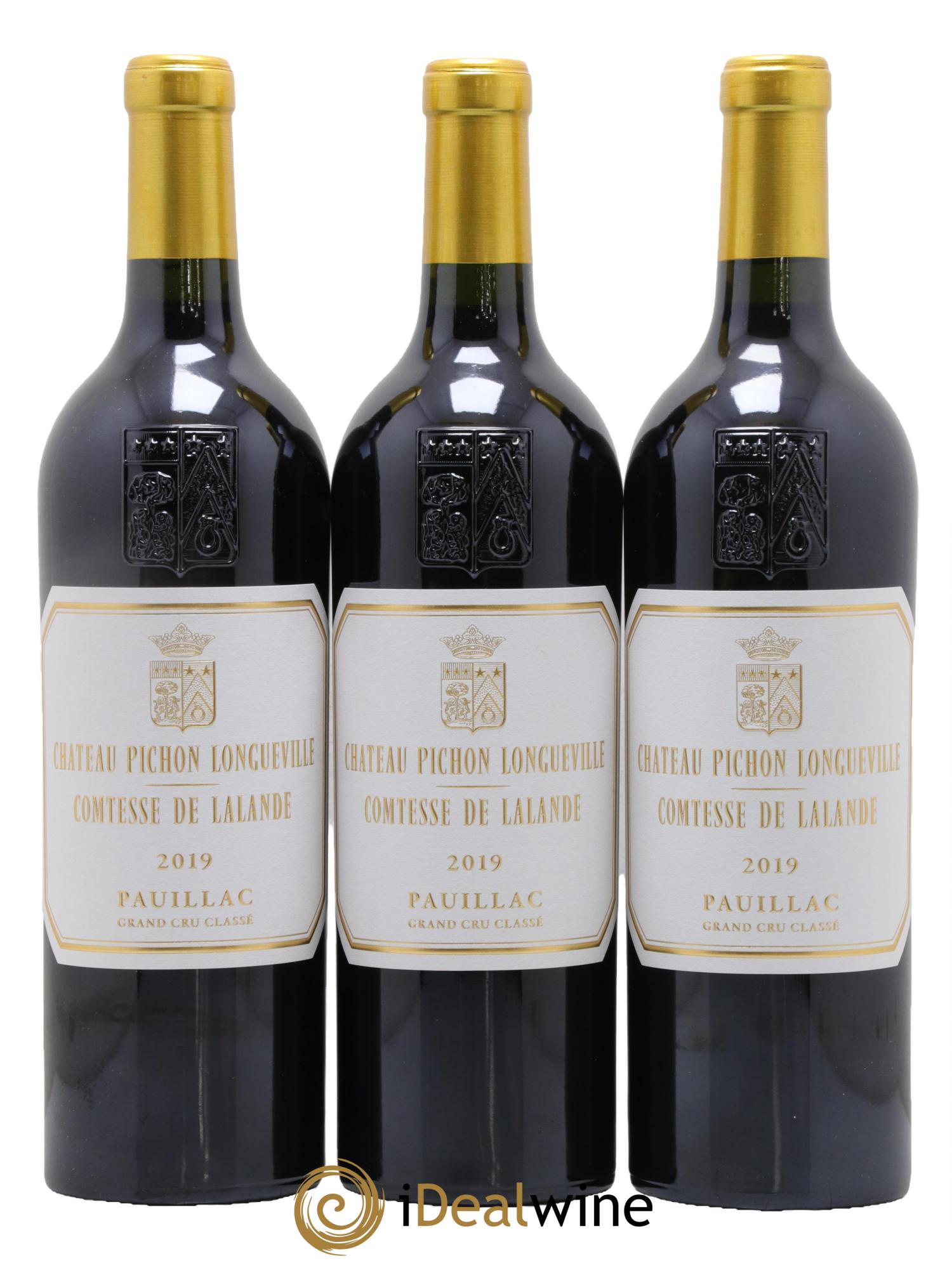 Château Pichon Longueville Comtesse de Lalande 2ème Grand Cru Classé 2019 - Lot of 3 bottles - 0