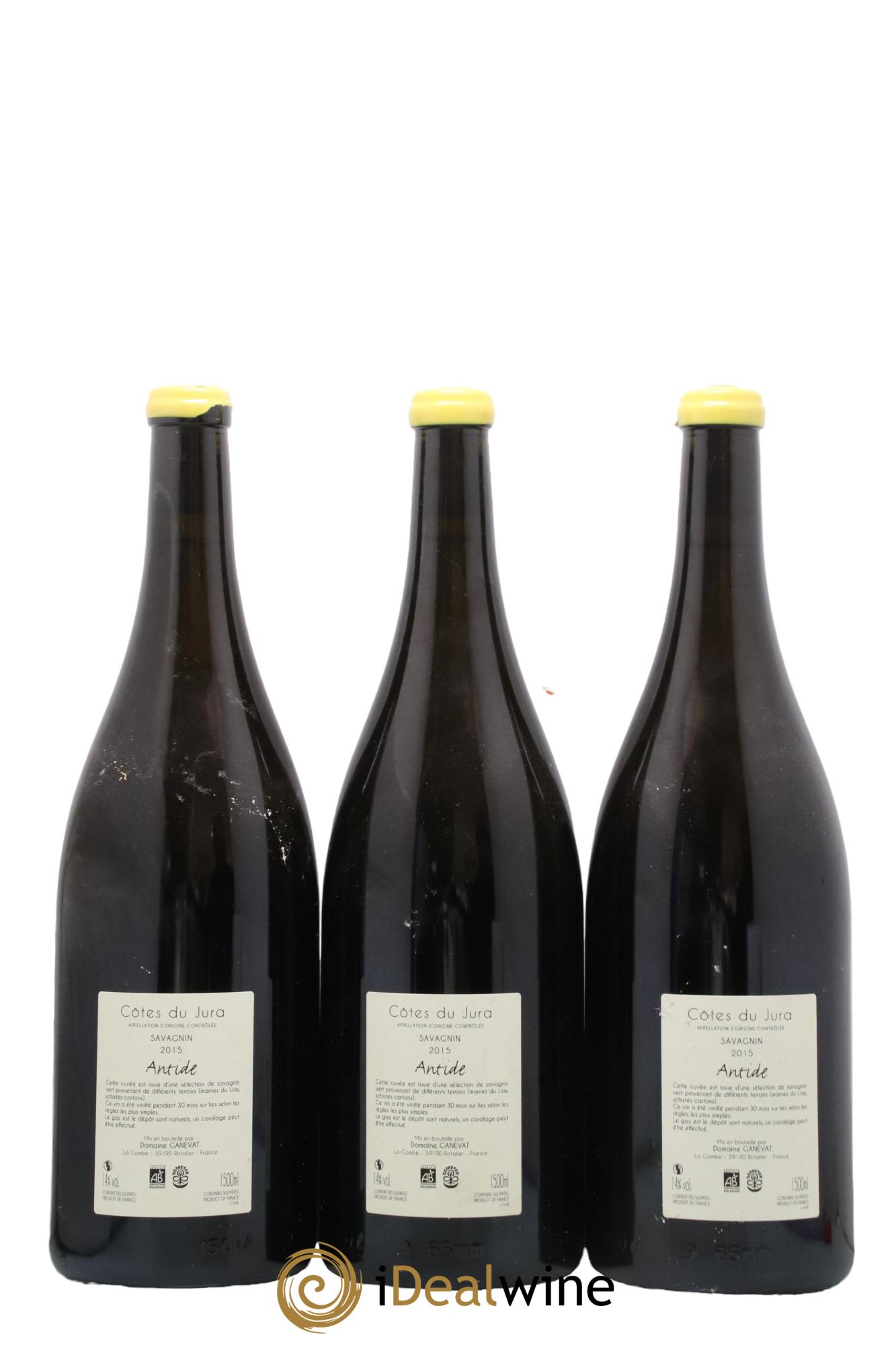 Côtes du Jura Savagnin Antide Jean-François Ganevat (Domaine) 2015 - Lot of 3 magnums - 1