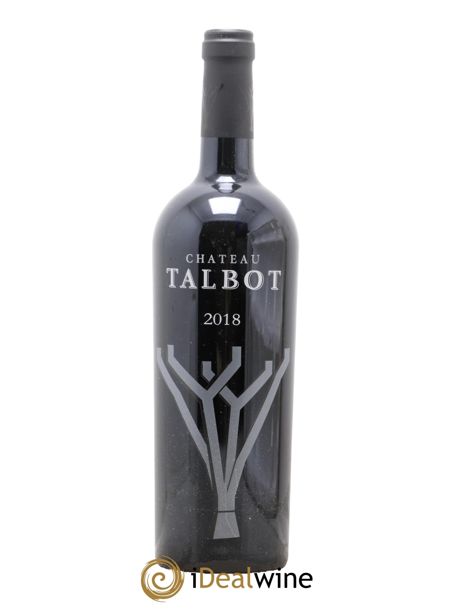 Château Talbot 4ème Grand Cru Classé 2018 - Posten von 1 Flasche - 0