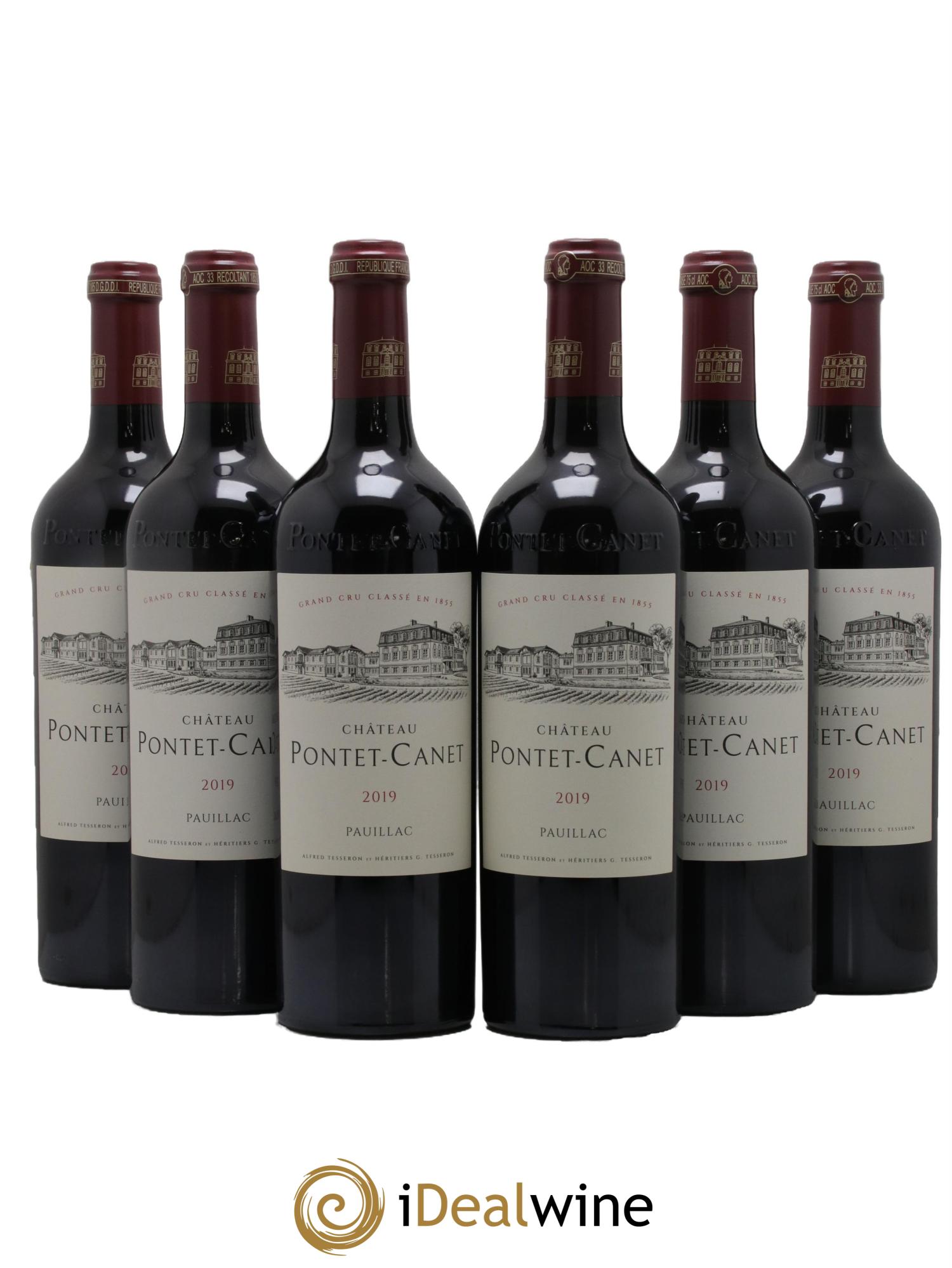 Château Pontet Canet 5ème Grand Cru Classé 2019 - Lotto di 6 bottiglie - 0