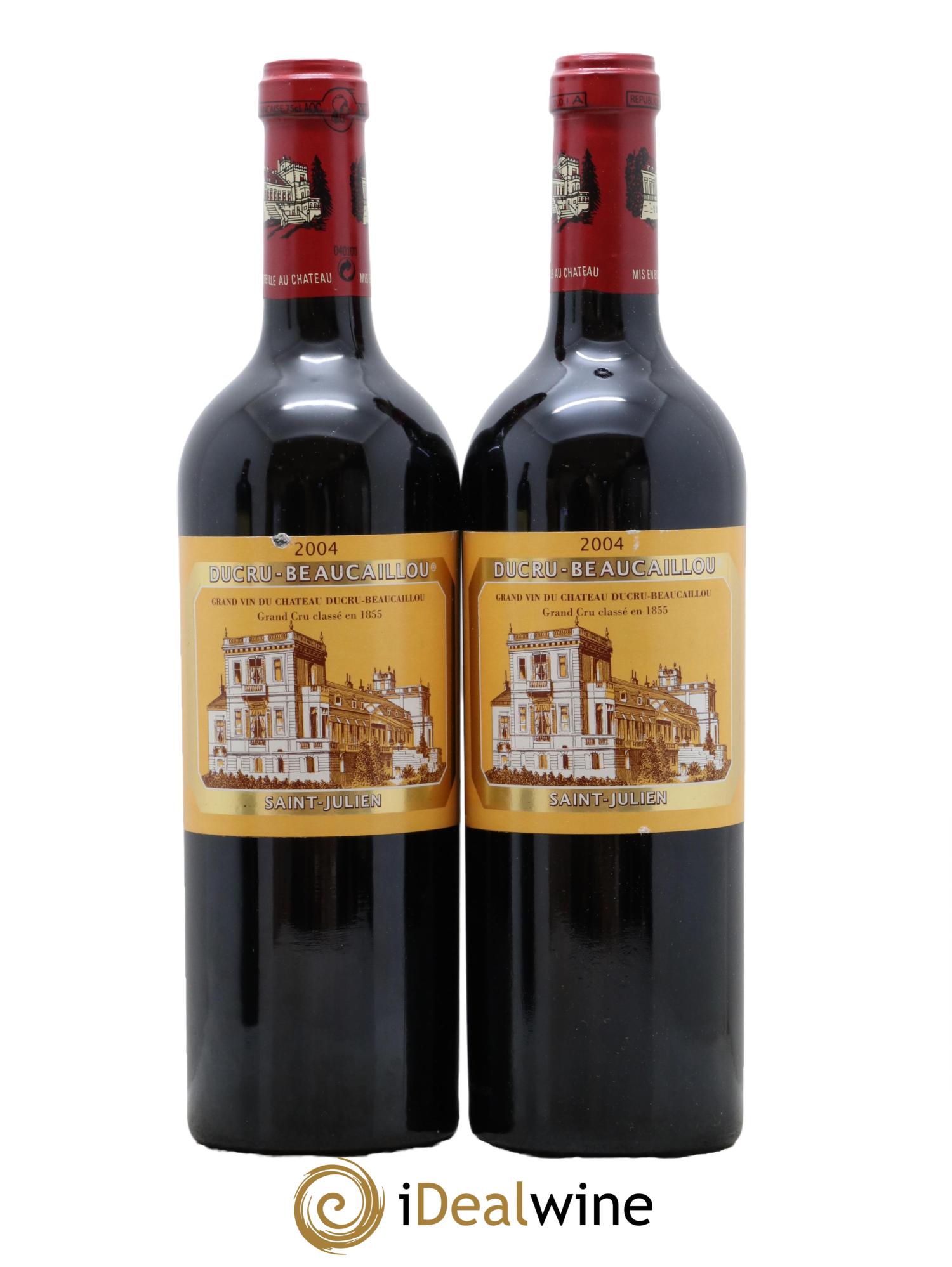 Château Ducru Beaucaillou 2ème Grand Cru Classé 2004 - Lot de 2 bouteilles - 0